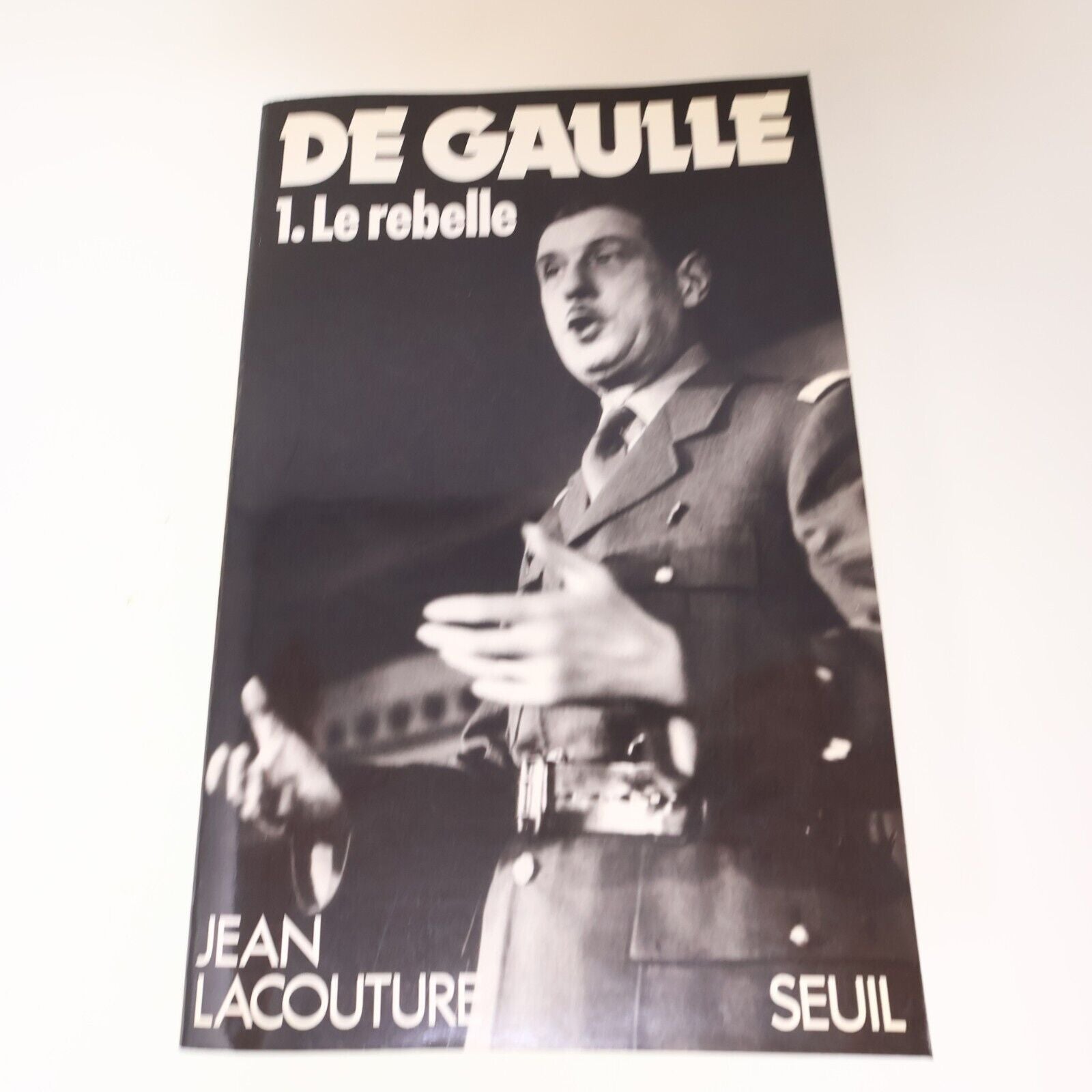 De Gaulle #1-2 Jean Lacouture Histoire France Lot 2 Livres Français French Seuil