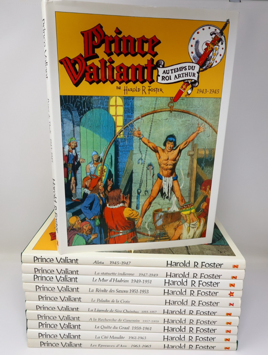 Prince Valiant Au Temps du Roi Arthur #4-14 Lot BD Harold Foster Zenda Français