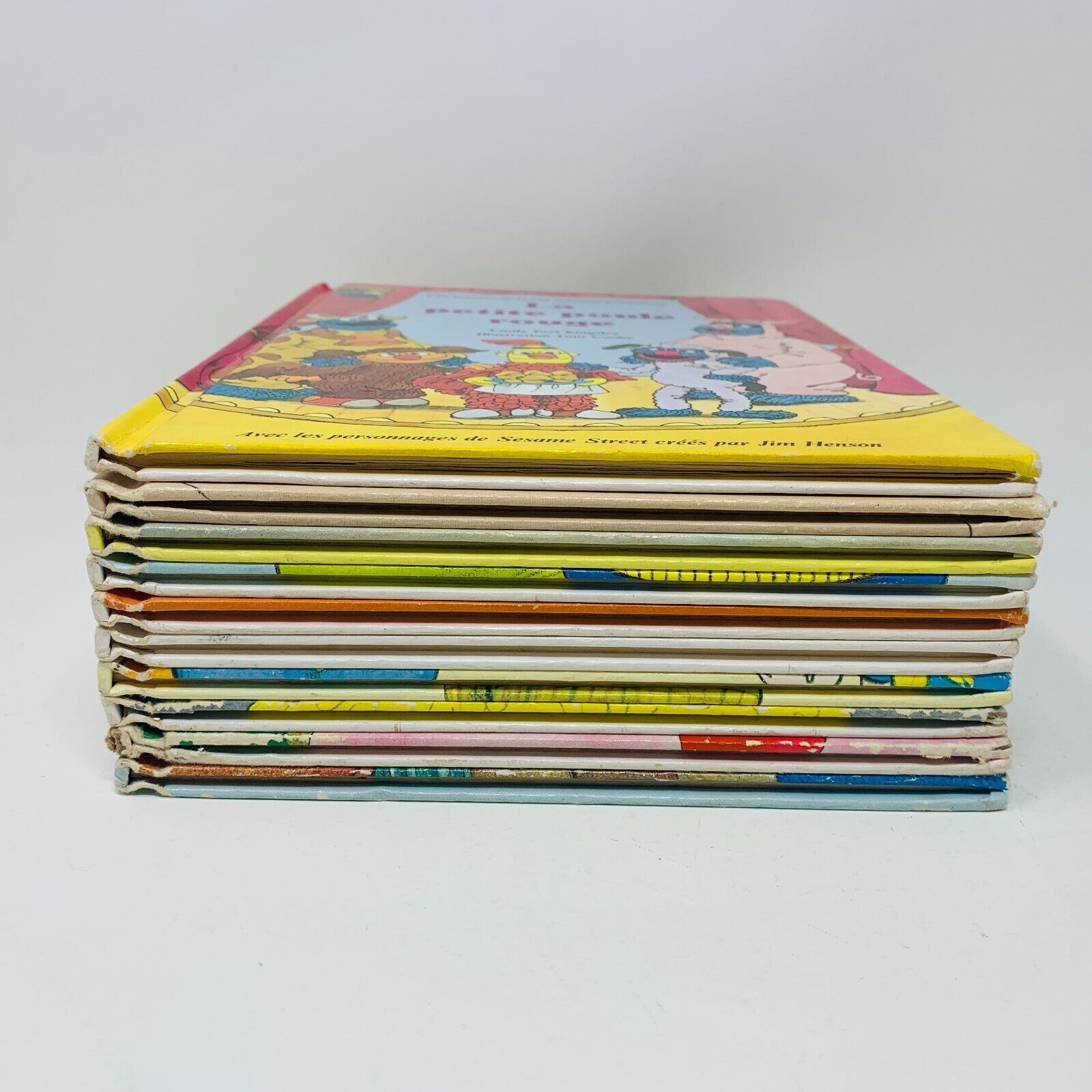 10x Club du Livre Rue Sesame Street Enfants Français French Children Lot 1980s