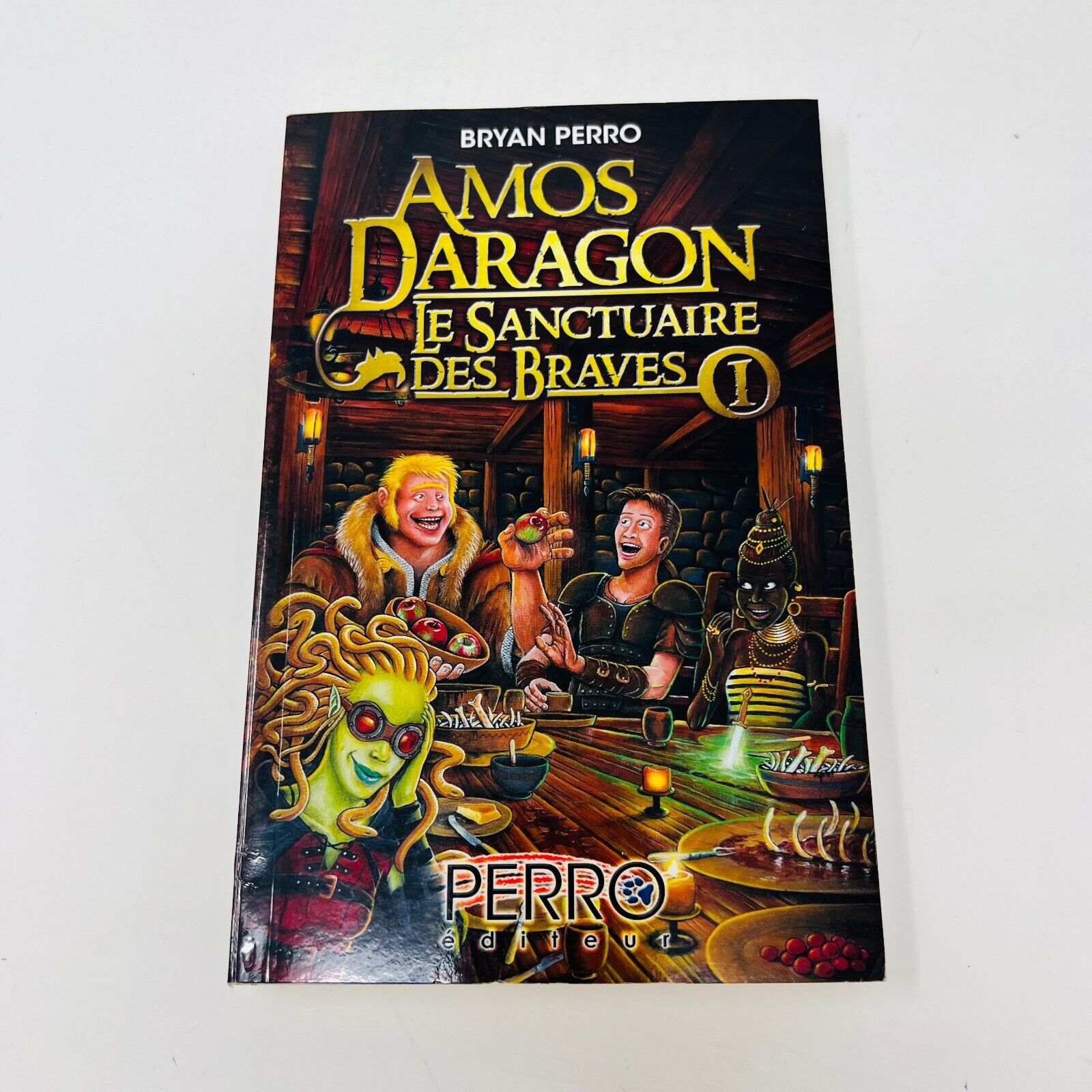 Amos Daragon Le Sanctuaire des Braves #1-3 Série Complète Bryan Perro Lot Livres