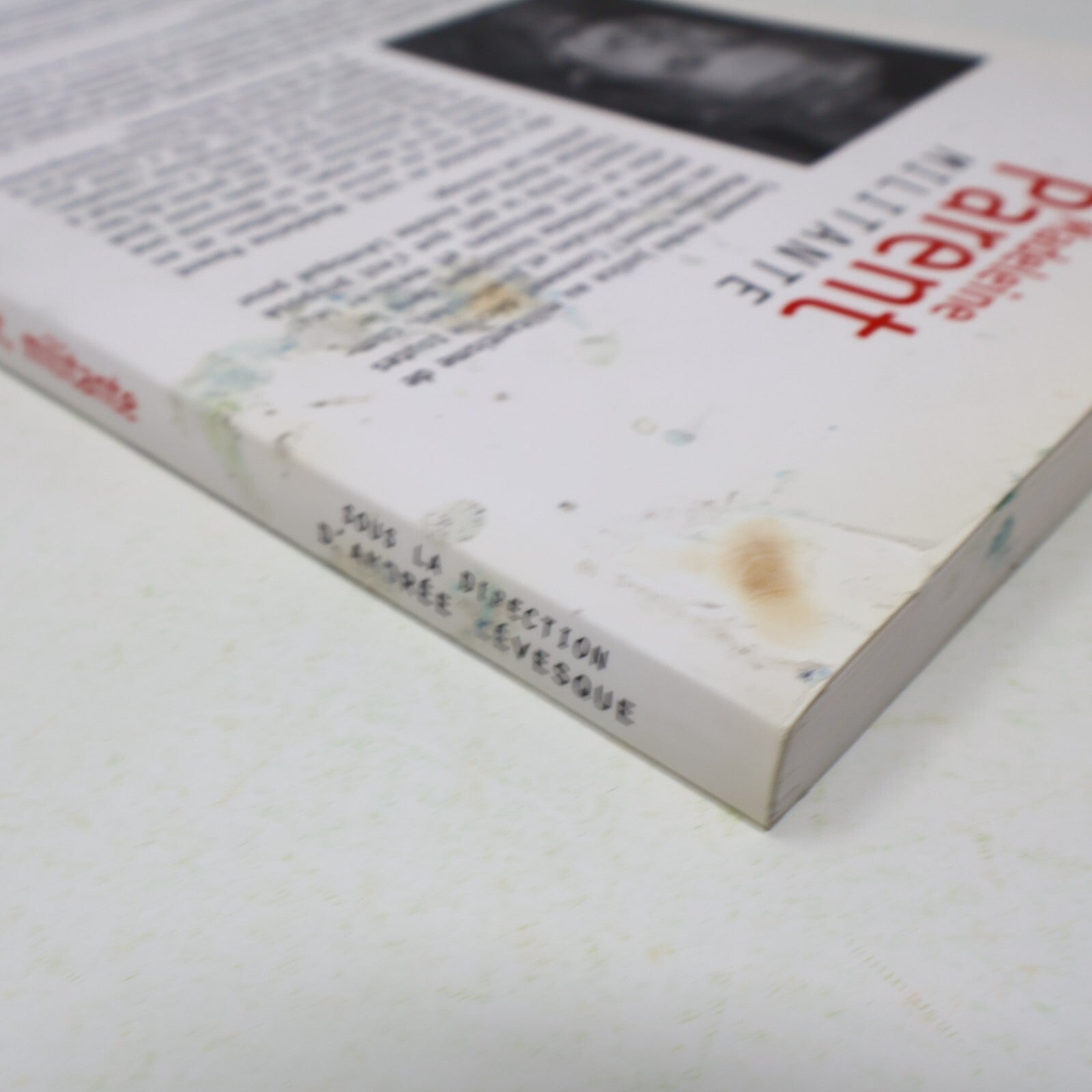Livre Signé Madeleine Parent Militante Andrée Lévesque 2003 Remue-ménage Société