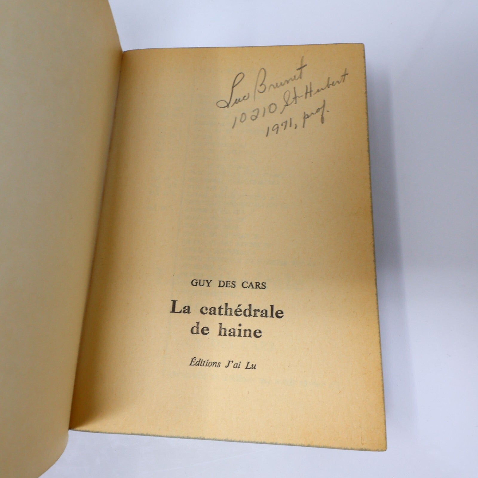 Guy des Cars Lot 8 Livres J'ai Lu Sang d'Afrique/Grand Monde/Corruptrice Romance