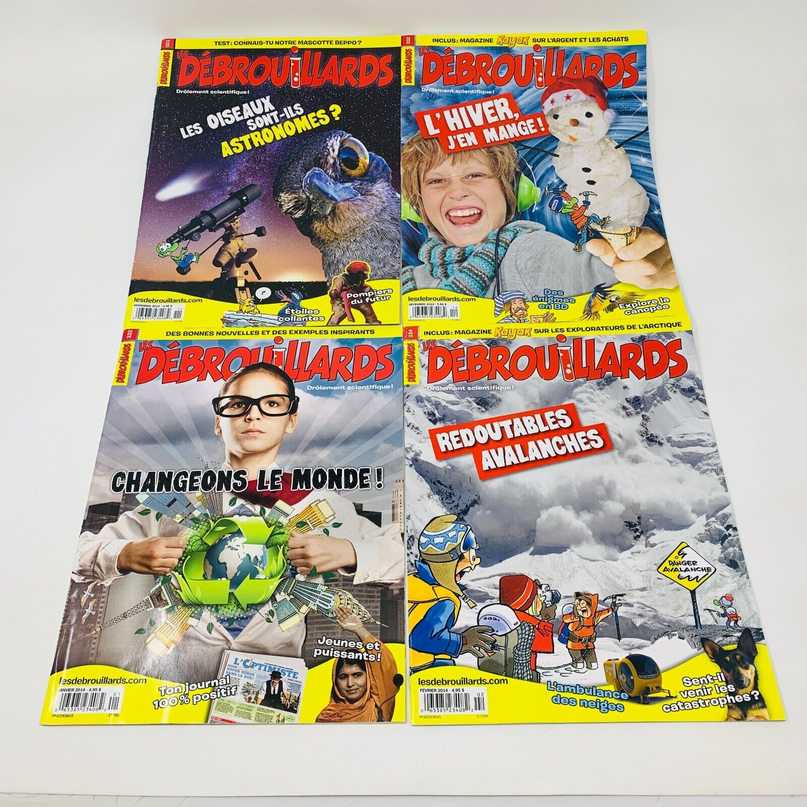 26x Les Débrouillards Magazines Enfants Français 2012-15 Années Incomplètes Lot