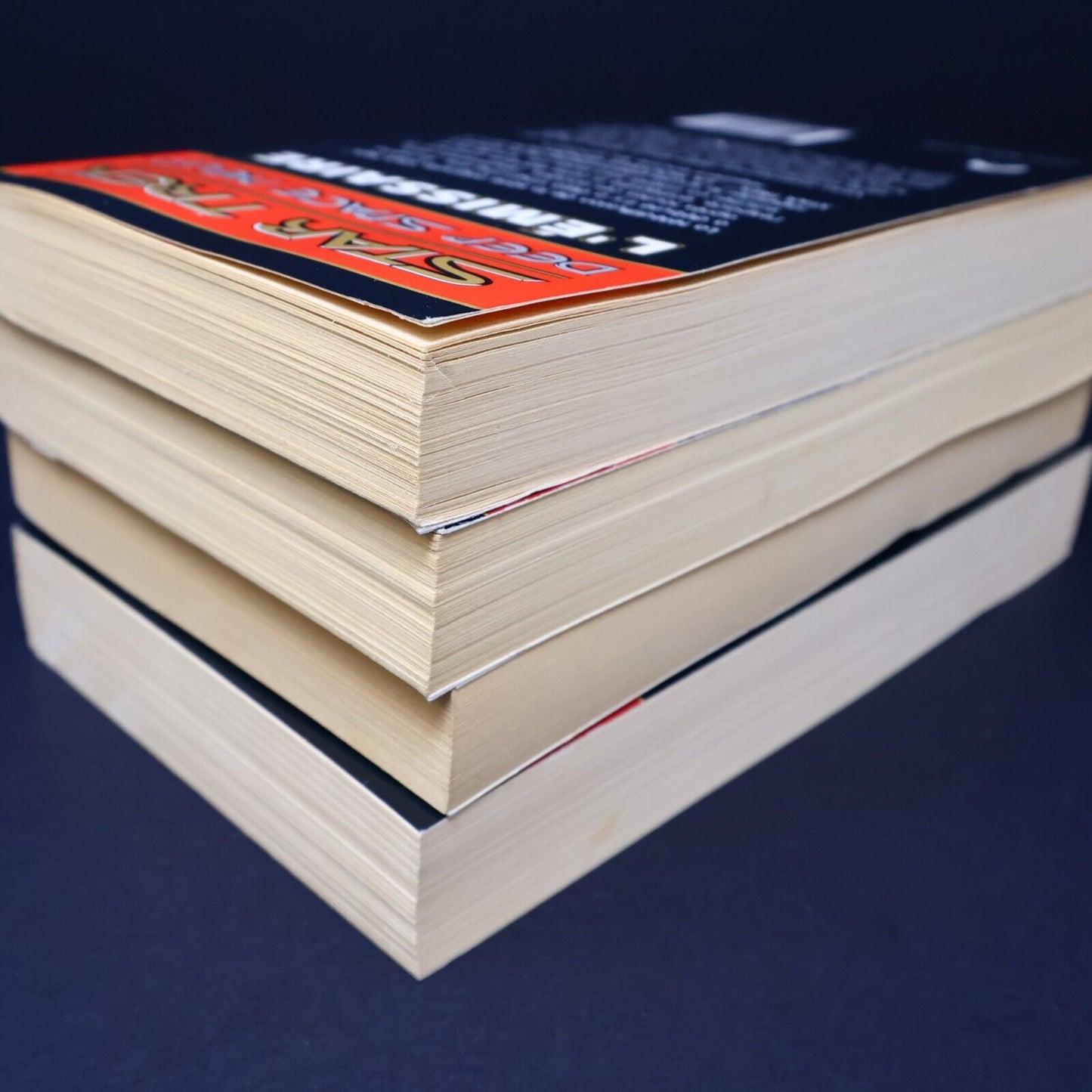 Lot 4 Livres Star Trek #1 3-5 Deep Space Neuf Science-Fiction ADA Français PB