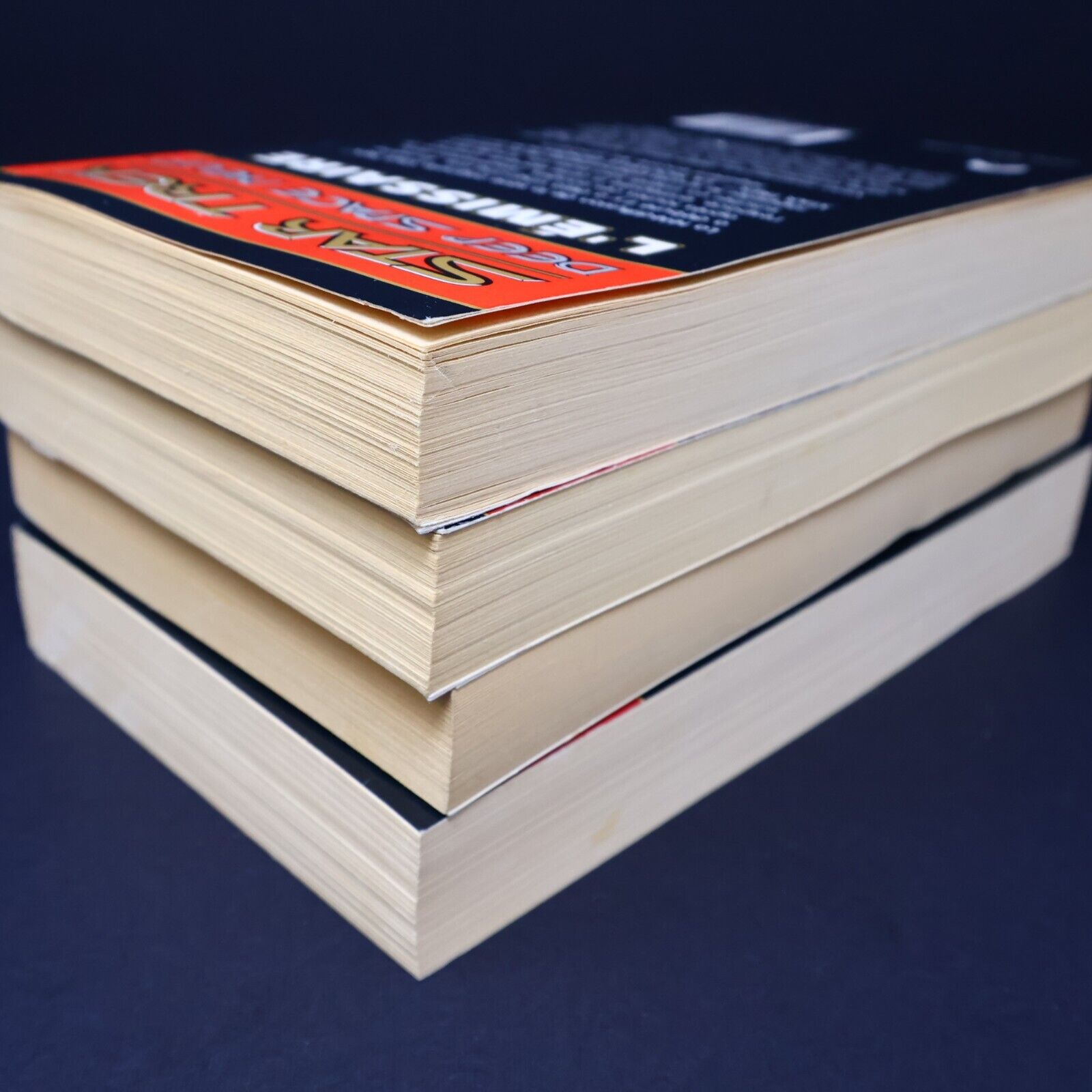 Lot 4 Livres Star Trek #1 3-5 Deep Space Neuf Science-Fiction ADA Français PB