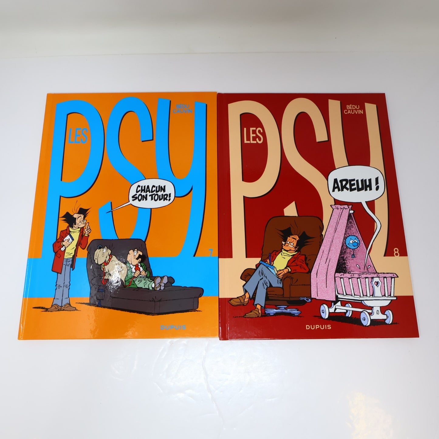 Les Psy #1-14 Lot 14 Bandes dessinées Bédu/Raoul Cauvin Dupuis Dites-Moi Tout!