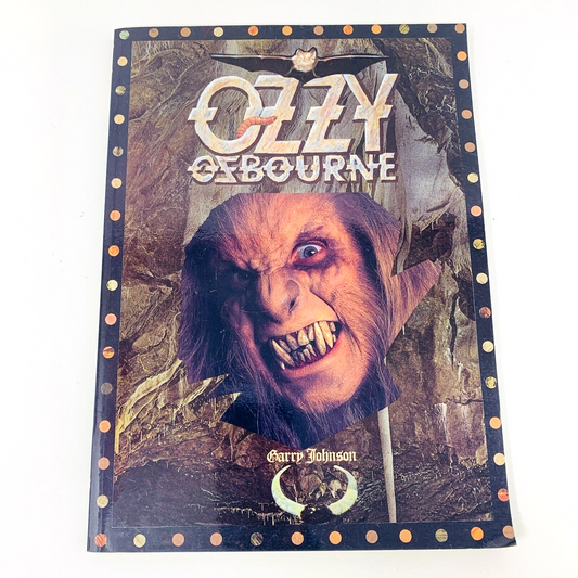 1985 Ozzy Osbourne Proteus Biography Book Photos Rock Music Garry Johnson PB