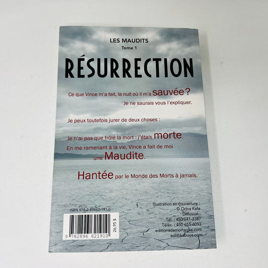 2012 Les Maudits Tome 1 Résurrection de Edith Kabuya Livre de Mortagne Français