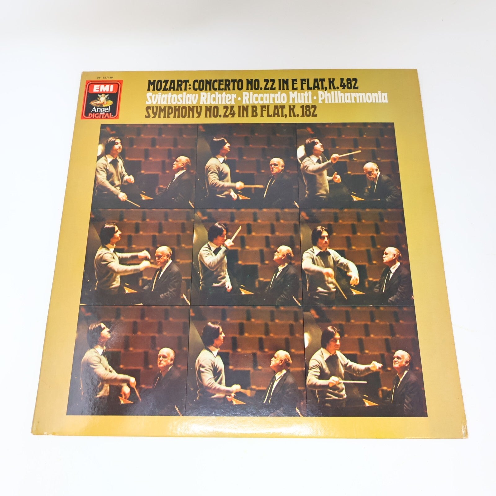 Riccardo Muti Sviatoslav Richter Wolfgang Amadeus Mozart Record DS 537740 EMI