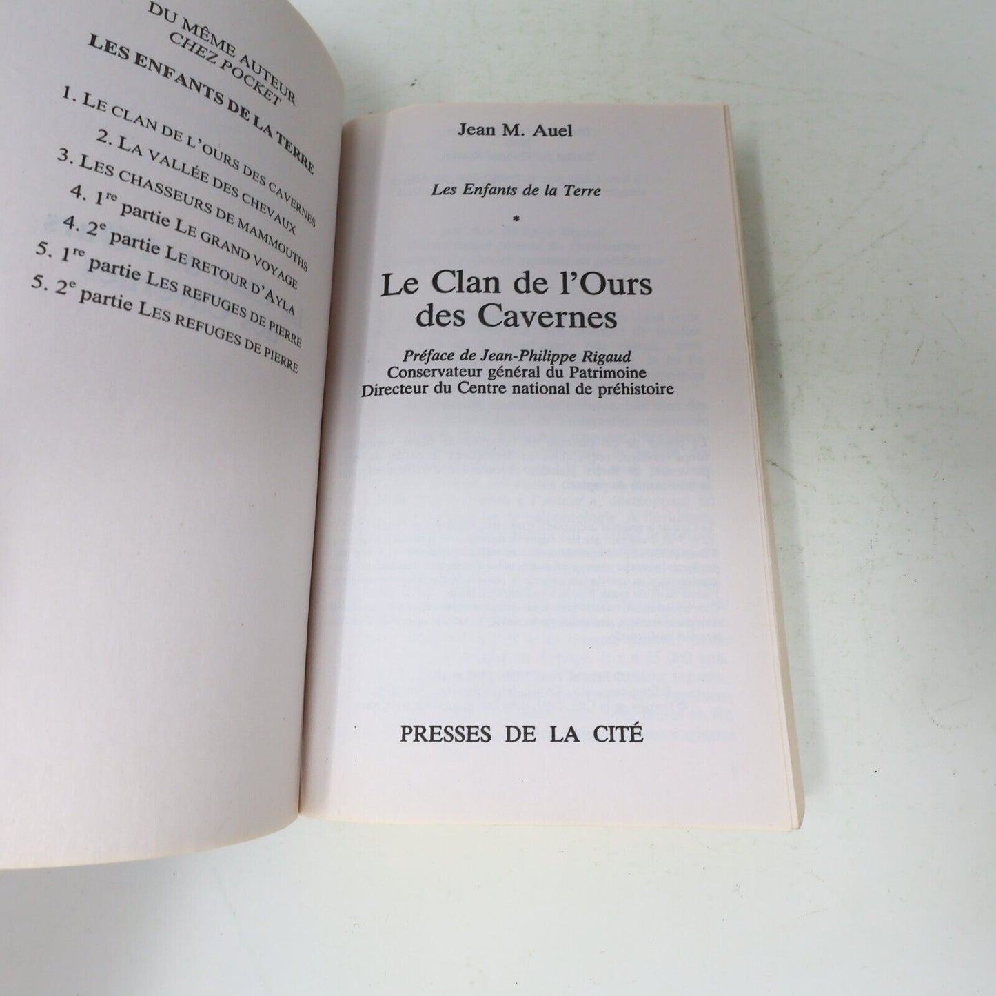 Lot 9 Livres Les Enfants de la Terre Jean M. Auel Pocket Préhistoire Français PB