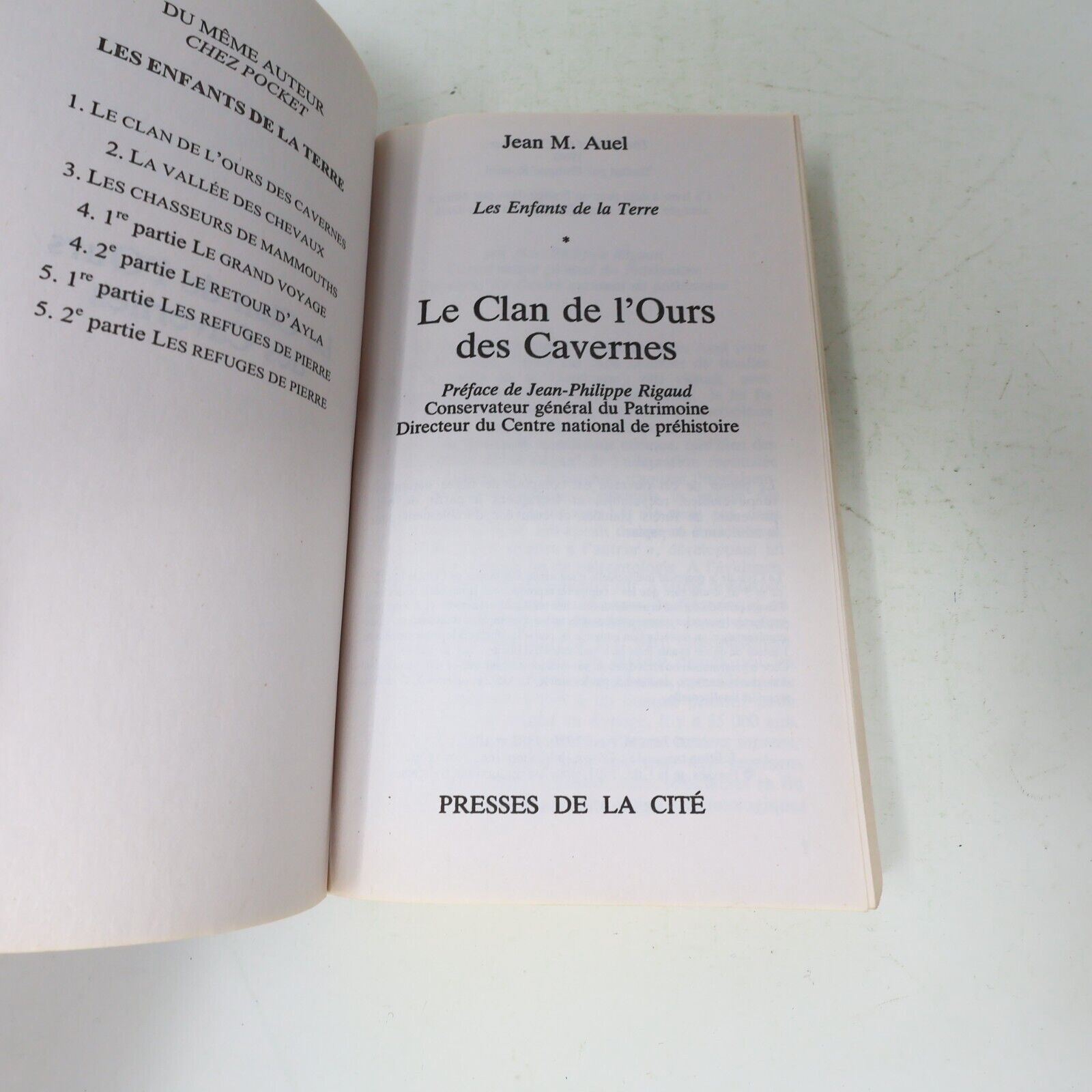 Lot 9 Livres Les Enfants de la Terre Jean M. Auel Pocket Préhistoire Français PB