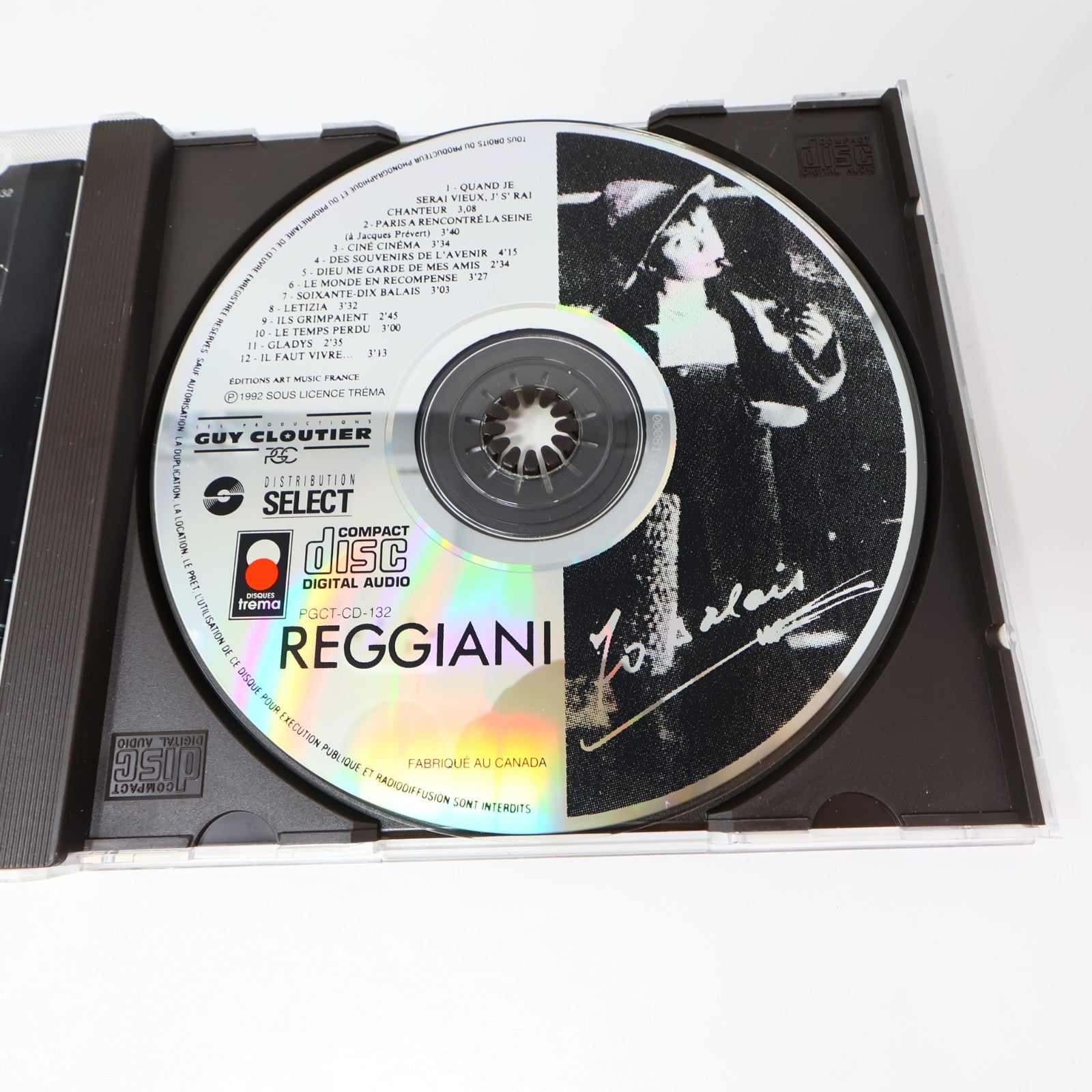 Serge Reggiani Lot 2 CD 70 Balais/.. en Scène Arlequin Assassiné/Le Déserteur