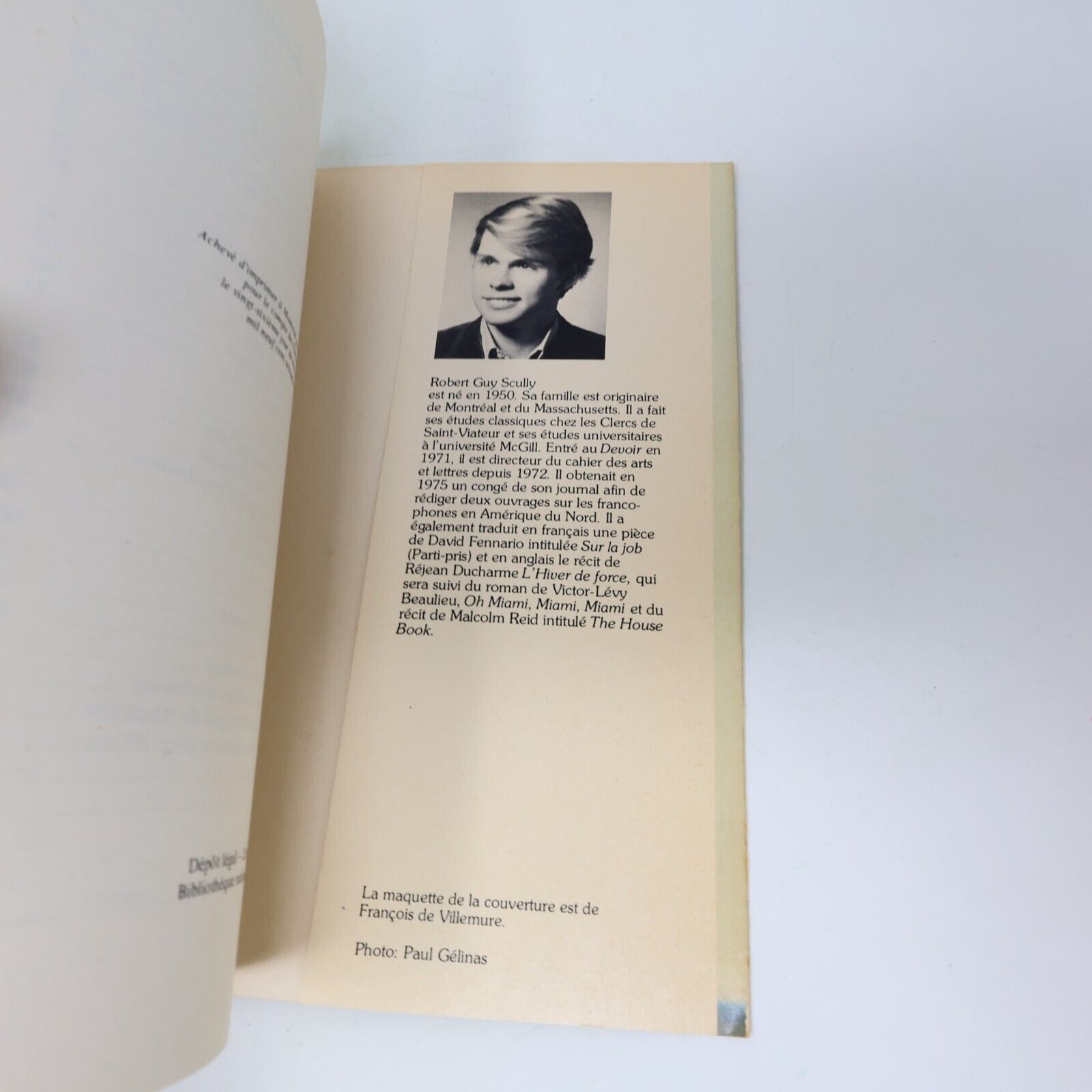 1977 René Lévesque ou le Projet Inachevé Peter Desbarats Biographie Politique PB