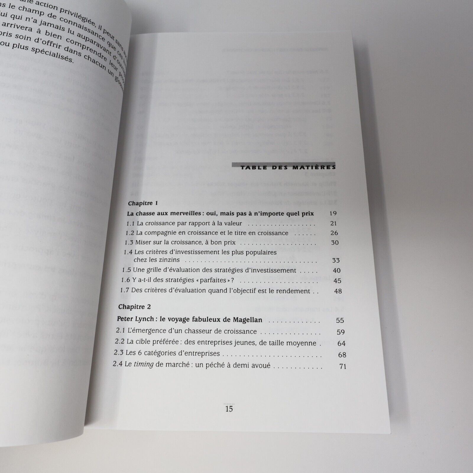 1999 L'Amérique Boursière #2 Investir dans les Titres de Croissance Bourse Livre