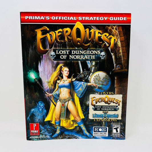 2003 EverQuest Lost Dungeons of Norrath Prima's Strategy Guide Trade Paperback