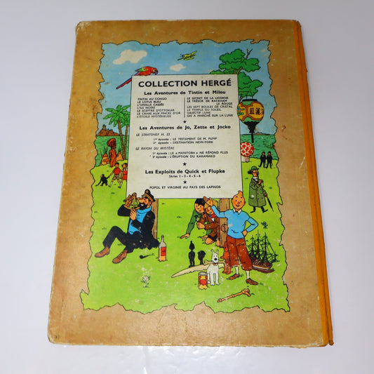 Tintin Le Trésor de Rackham le Rouge Hergé Casterman 1955 B12 Belgique Français