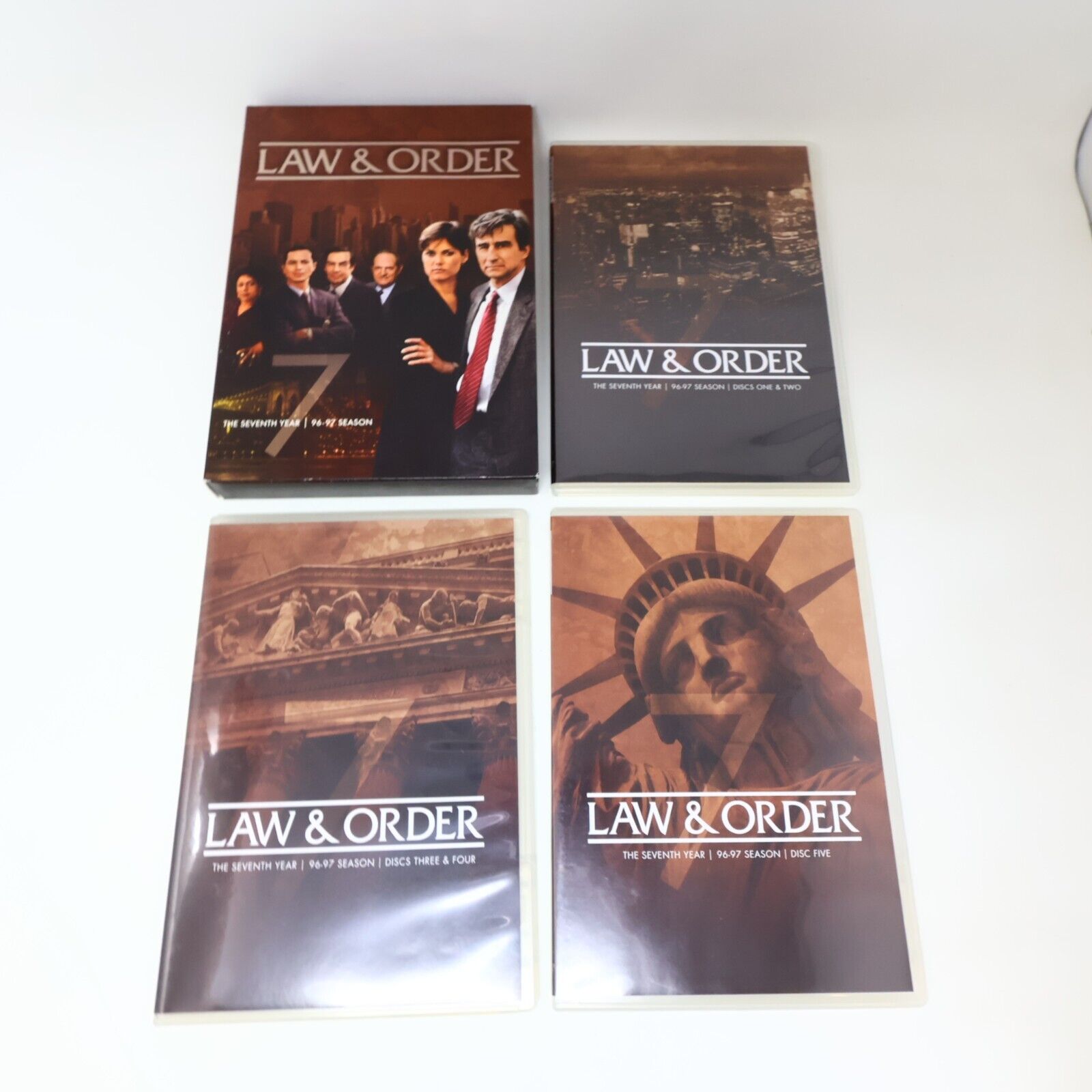 Law & Order The Seventh Year #7 Season 96-97 DVD Tested TV Series 2010 Region 1