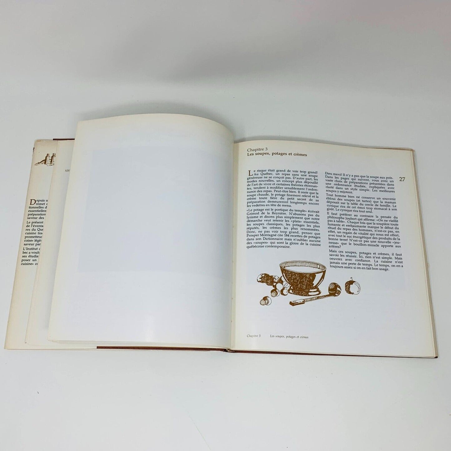 1979 Vers une Nouvelle Cuisine Québécoise Livre Recettes Français Cookbook ITHQ