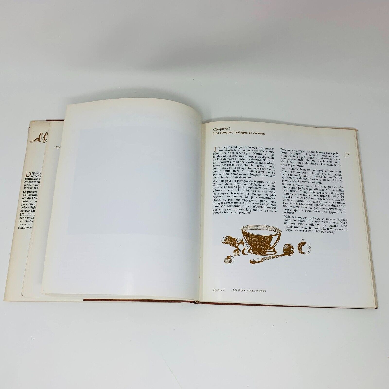 1979 Vers une Nouvelle Cuisine Québécoise Livre Recettes Français Cookbook ITHQ