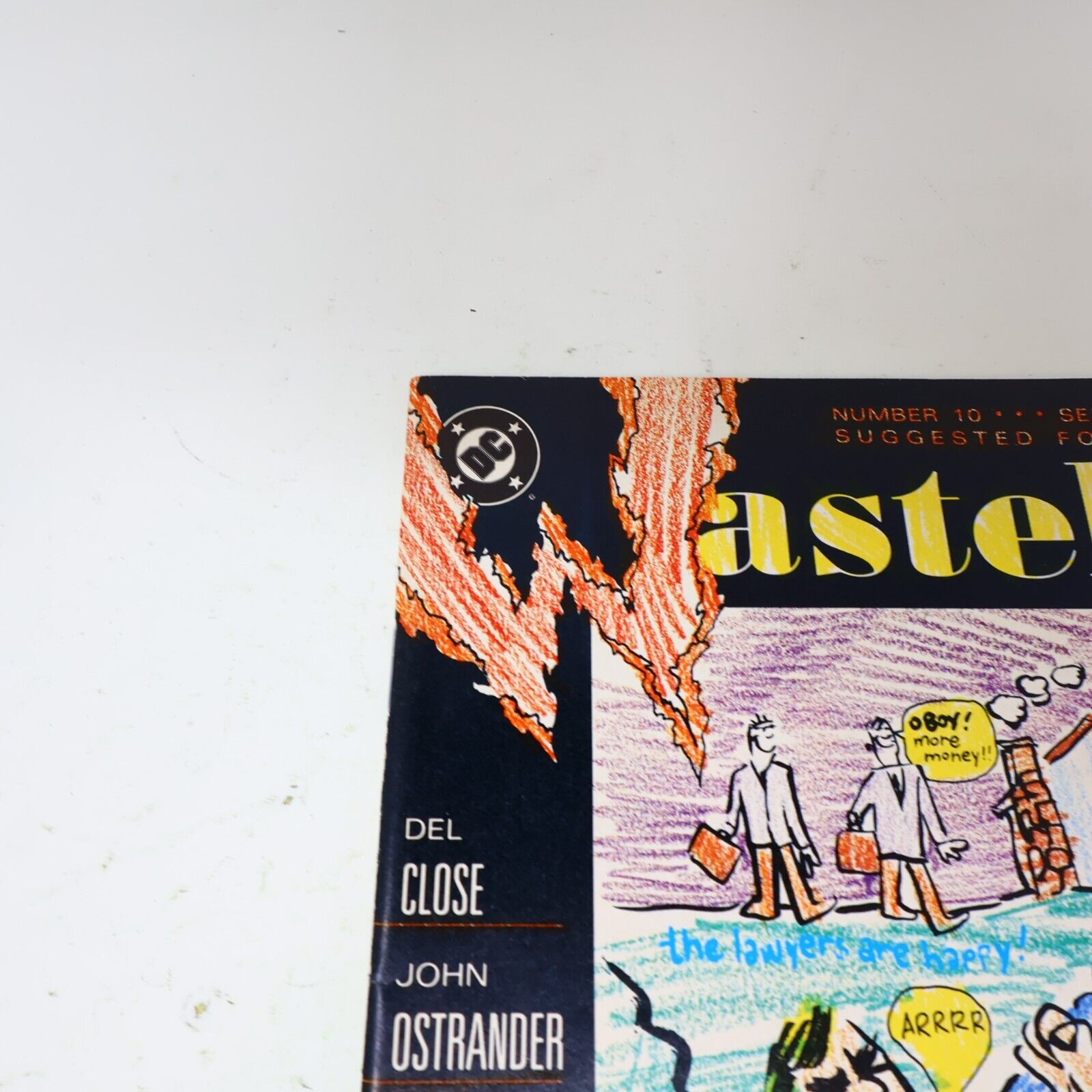 Lot 2 Comics Wasteland #6, 10 Del Close/John Ostrander/David Lloyd DC 1980s