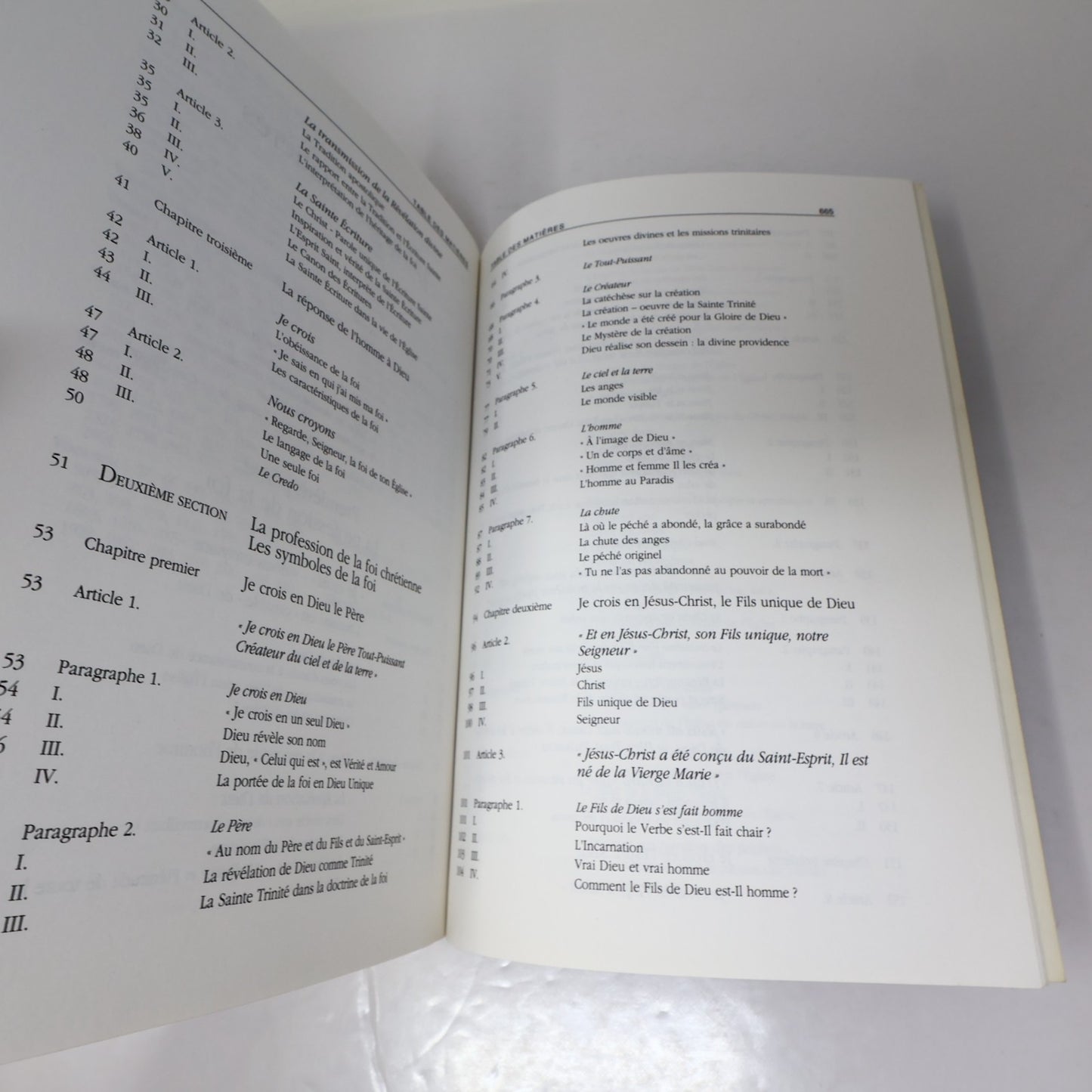 Catéchisme de l'Église Catholique Cecc 1993 PB Français French Paperback Livre