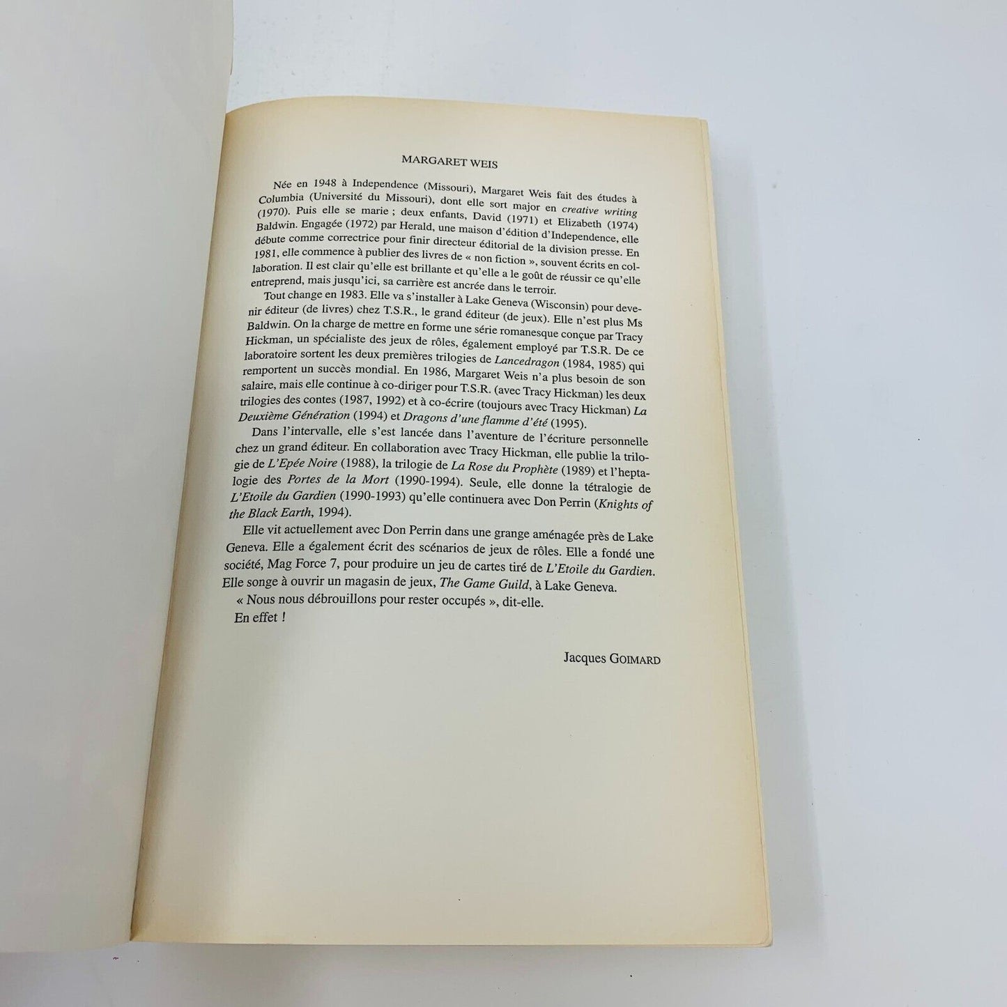 Lancedragon Trilogie La Séquence de la Guerre des Ames Grand Format Lot Livres