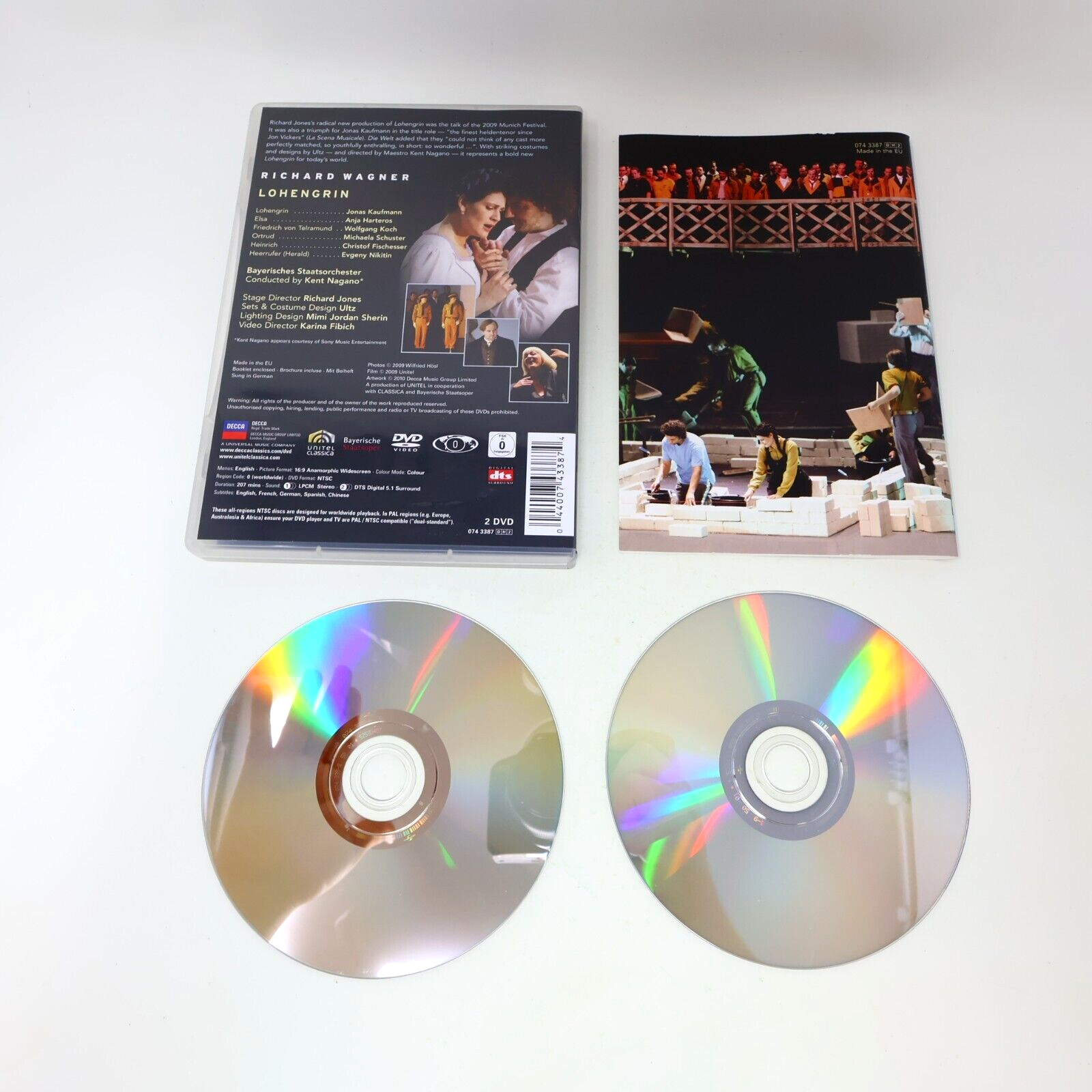 Lohengrin Richard Wagner DVD Kent Nagano Jonas Kaufmann Richard Jones NTSC 2010