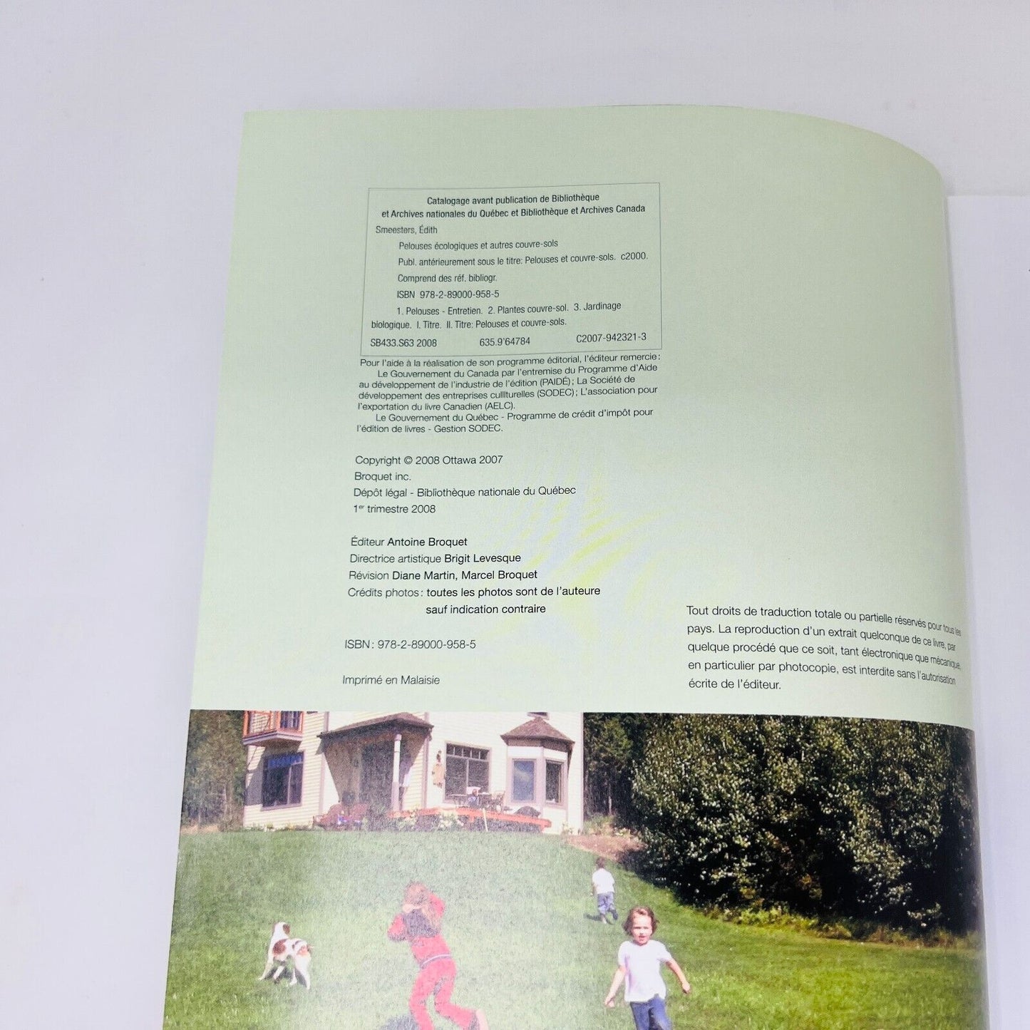 2008 Pelouses Écologiques et Autres Couvre-Sols de Edith Smeesters Broquet PB