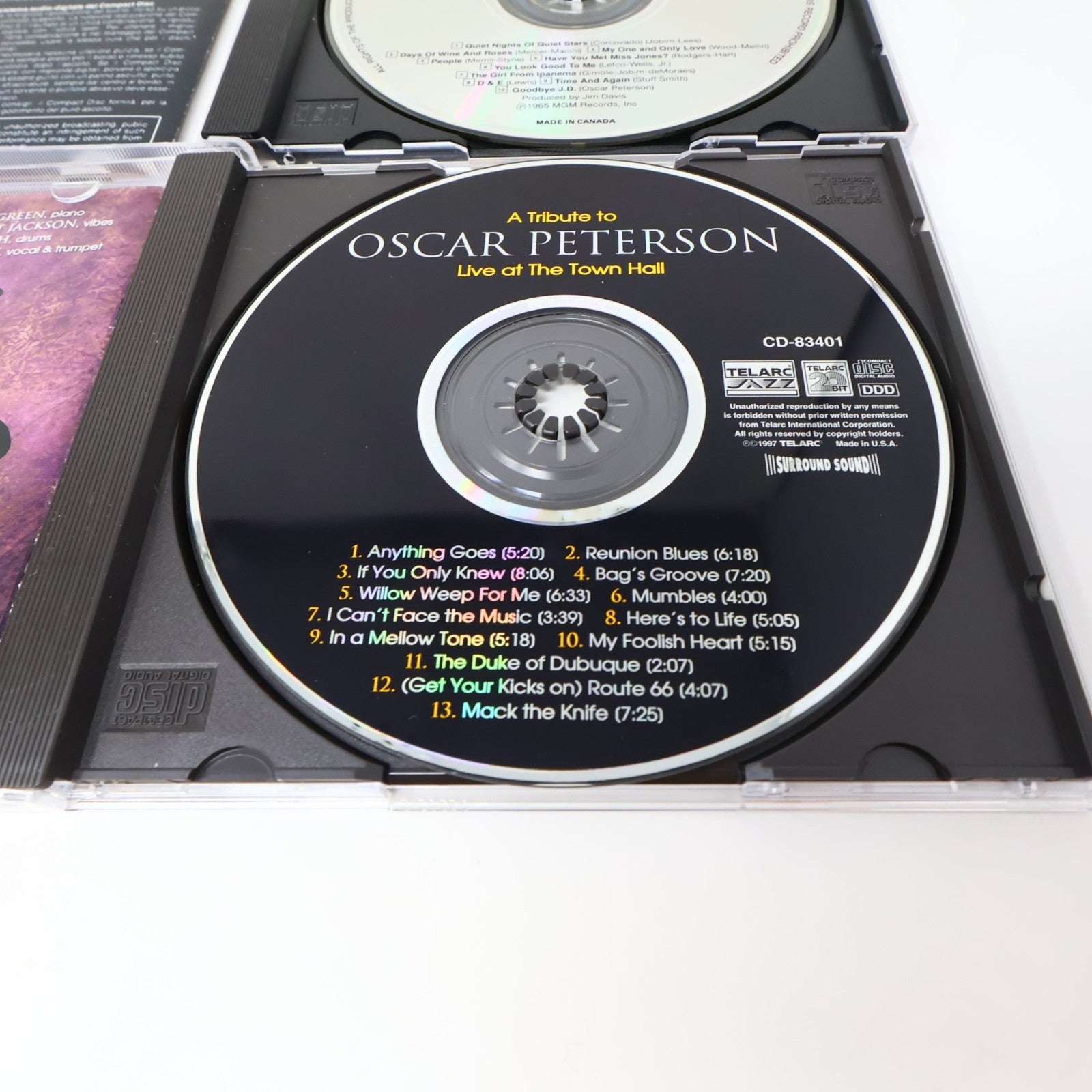 Oscar Peterson 6 CDs Lot The More I See You/Side By Side/Tenderly Jazz Blues