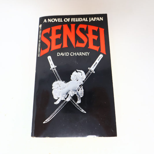 1983 Sensei David Charney Ace Books Feuodal Japan Historical Fiction Thriller PB
