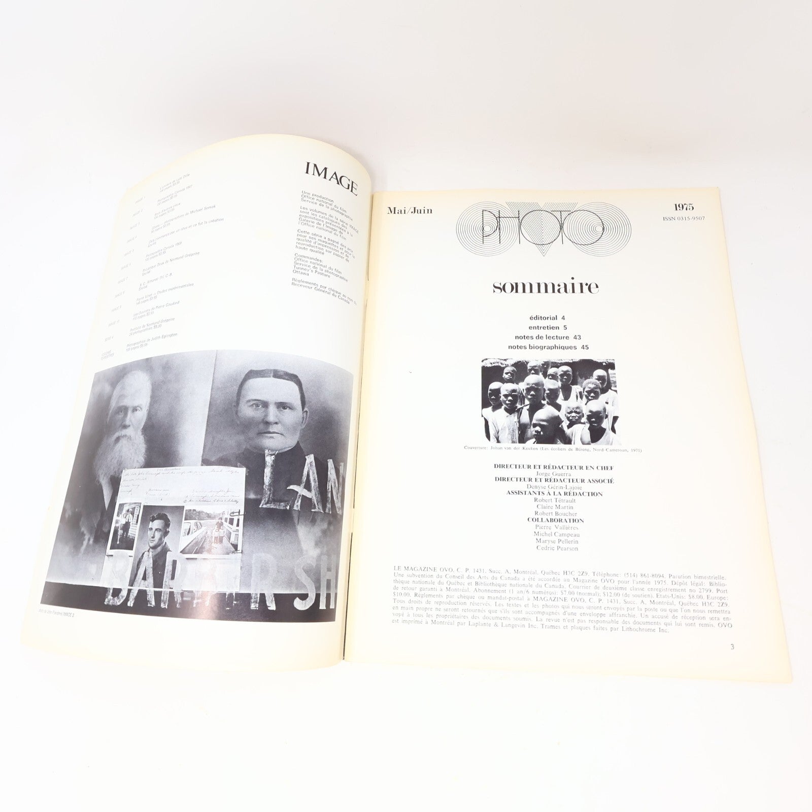 Ovo Photo #20-21 Walker Evans Disraëli Alain Chagnon Art Photographie Québec Lot