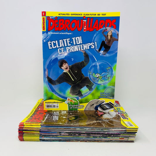 16x Les Débrouillards Magazines Enfants Français 2015-20 Années Incomplètes Lot