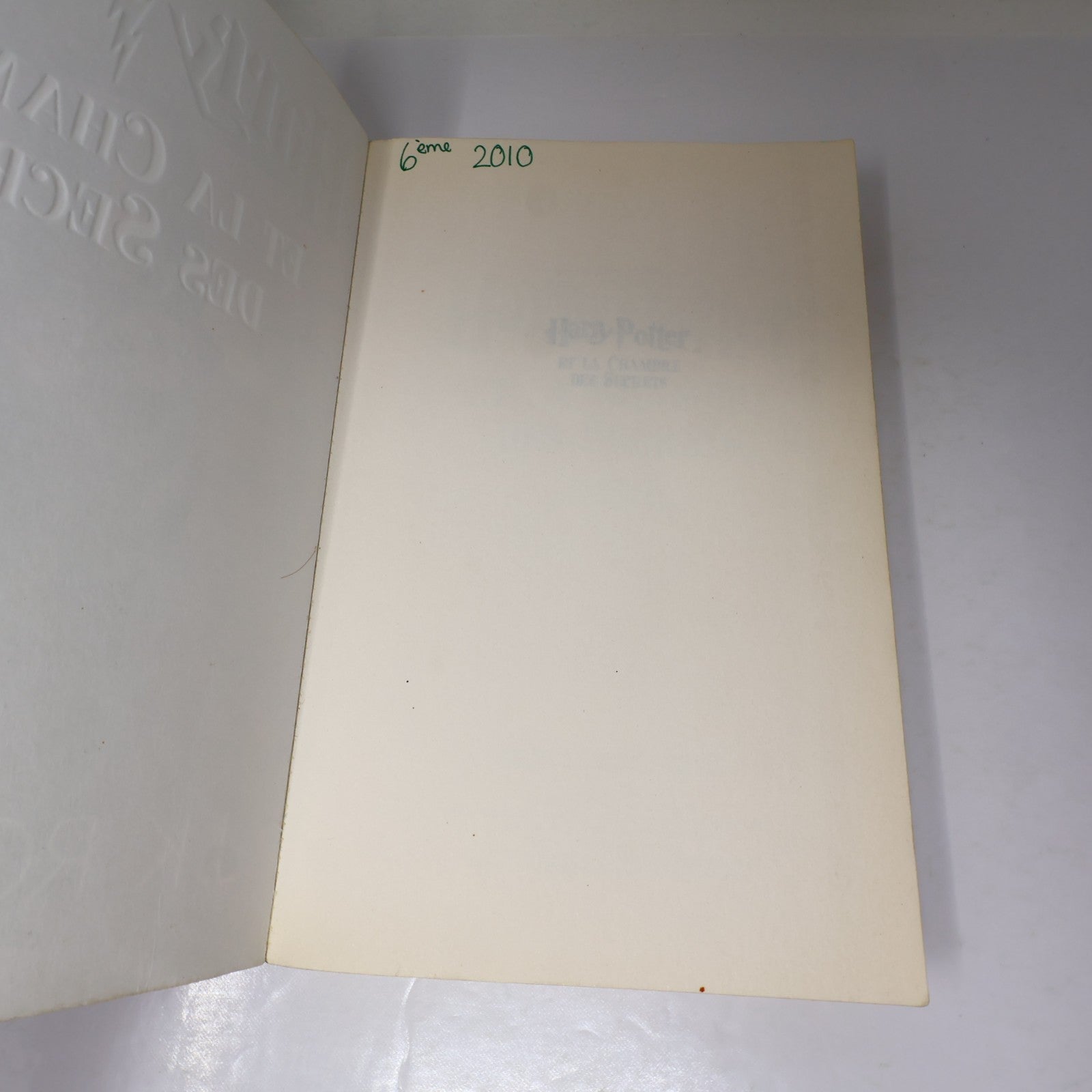 Harry Potter et la Chambre des Secrets Grand Format J.K. Rowling 2000 PB Livre