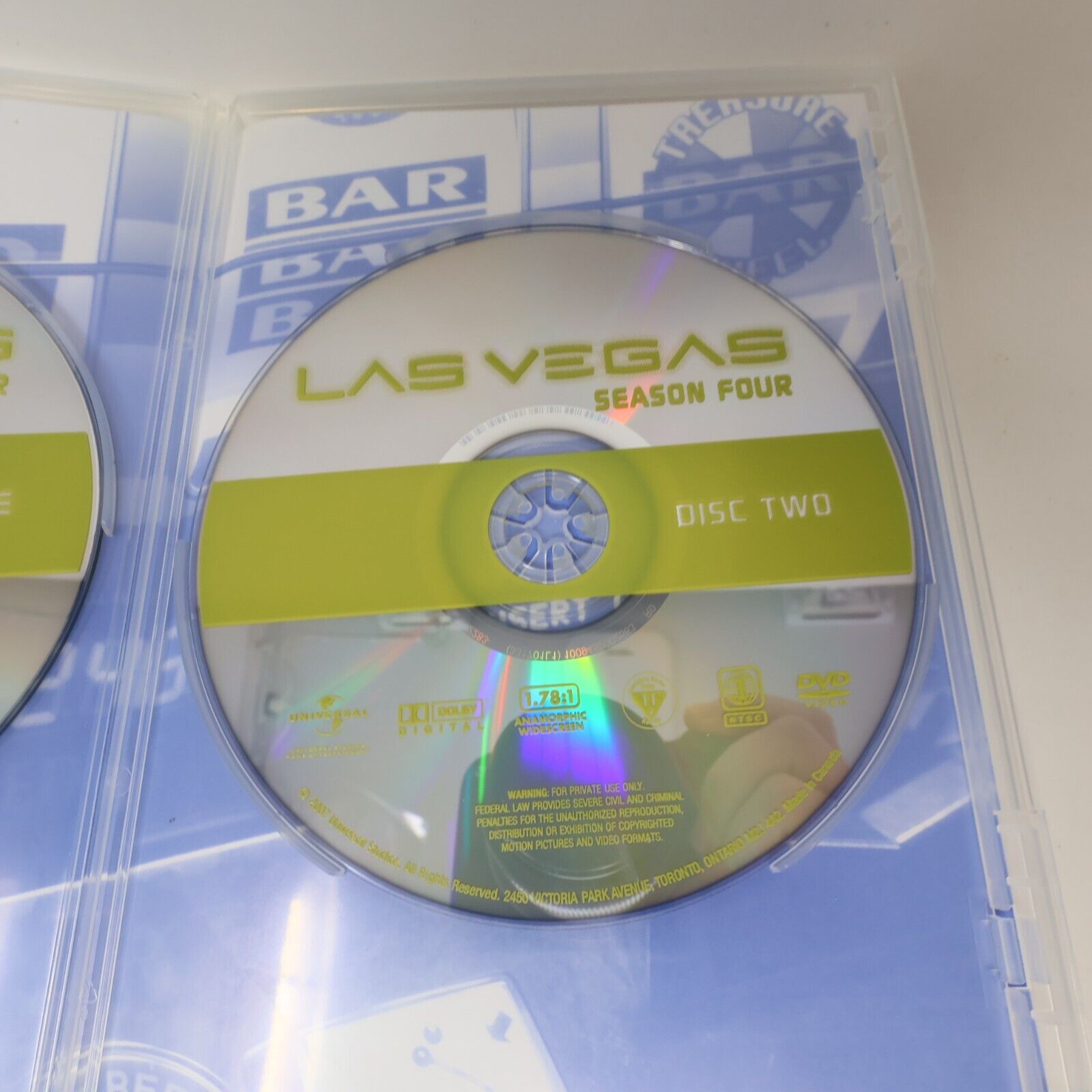 Las Vegas Season Four #4 DVD James Caan Josh Duhamel 2006 NTSC 16:9 Tested