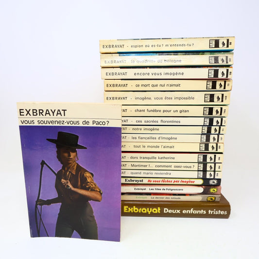 Lot 18 Exbrayat Club des Masques Notre Imogène Tout le Monde l'Aimait Livres