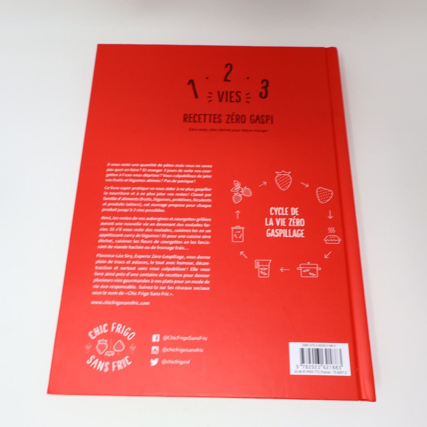 2018 1-2-3 Vies Recettes Zero Gaspi Florence-Léa Siry Cuisine Écologie Glénat HC