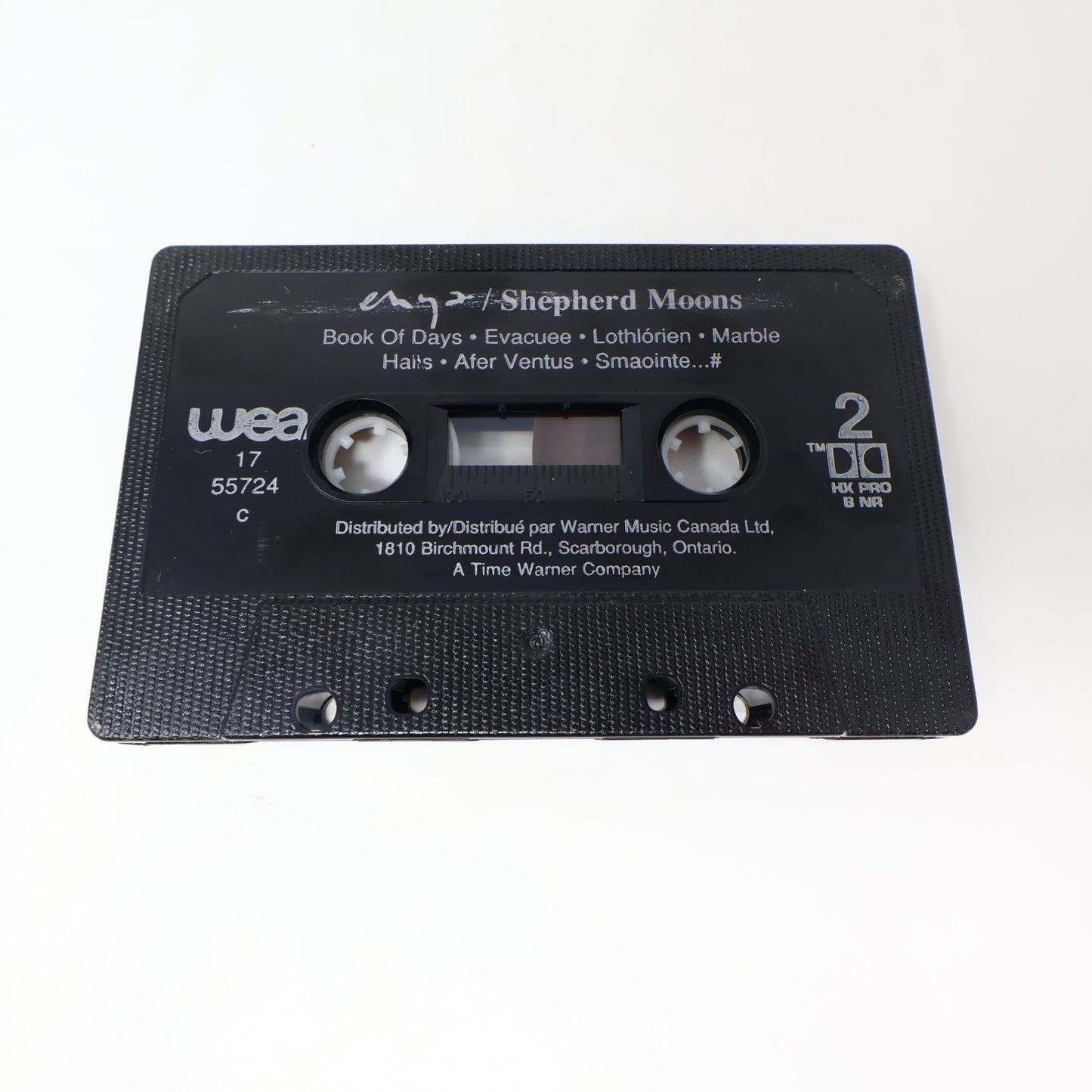 Enya Shepherd Moons Cassette Caribbean Blue/Book Of Days/Evacuee/Angeles 1991
