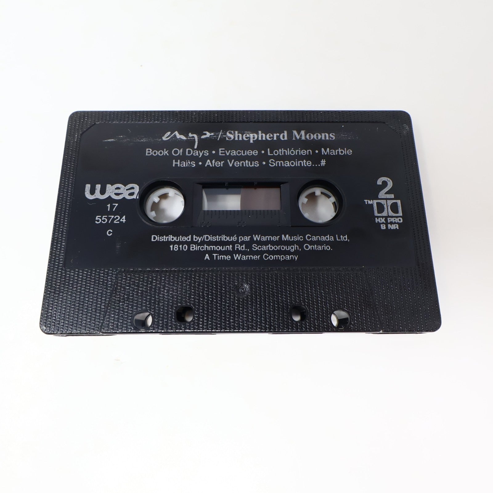 Enya Shepherd Moons Cassette Caribbean Blue/Book Of Days/Evacuee/Angeles 1991