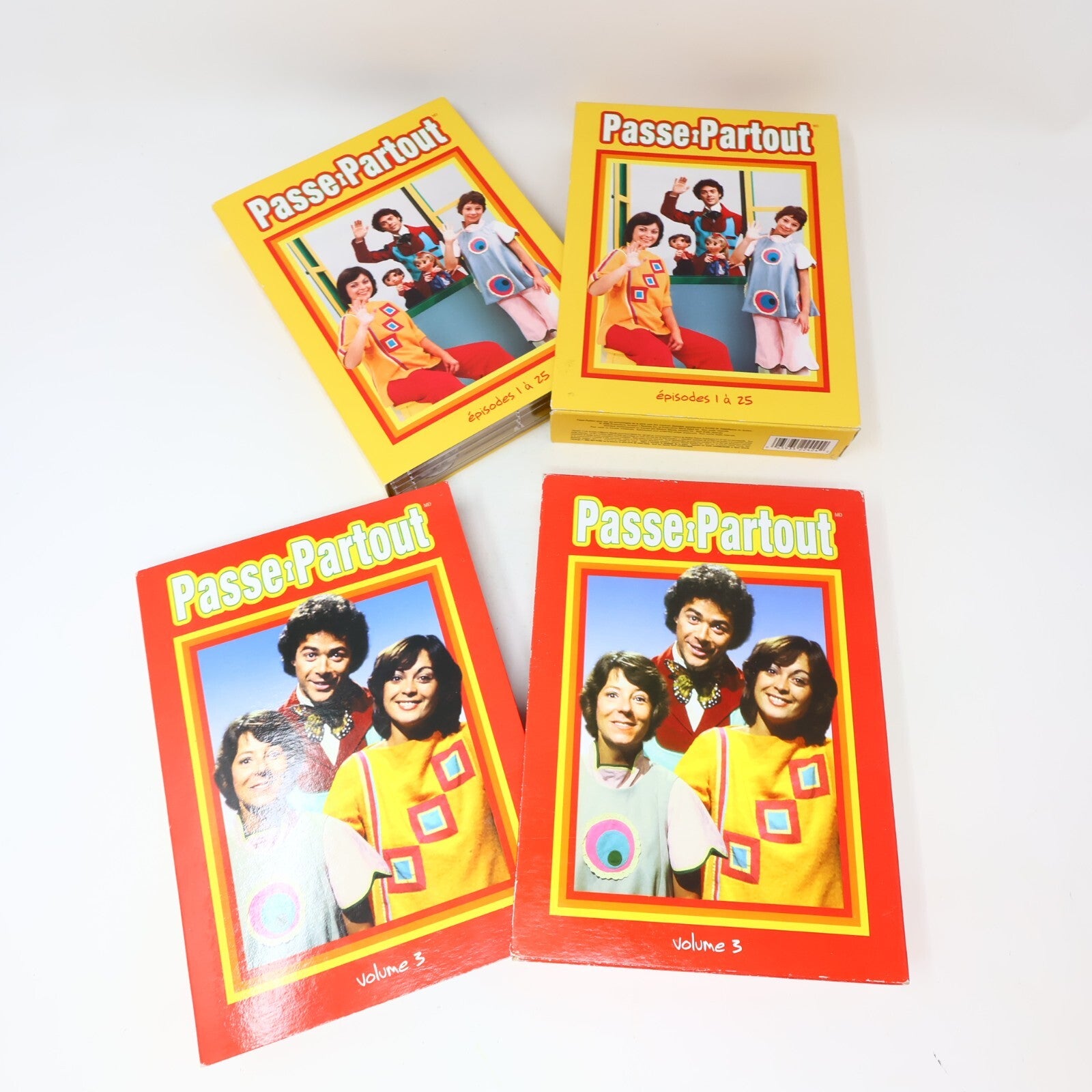 Passe-Partout #1-2-3-4-5 Lot 5 DVD Télé Québec Série Originale Complète Testés