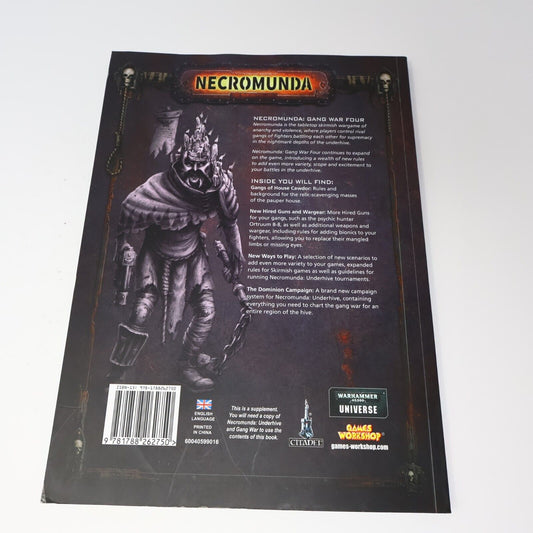 2018 Necromunda Gang War #4 Fantasy RPG Gaming Supplement Games Workshop Book PB