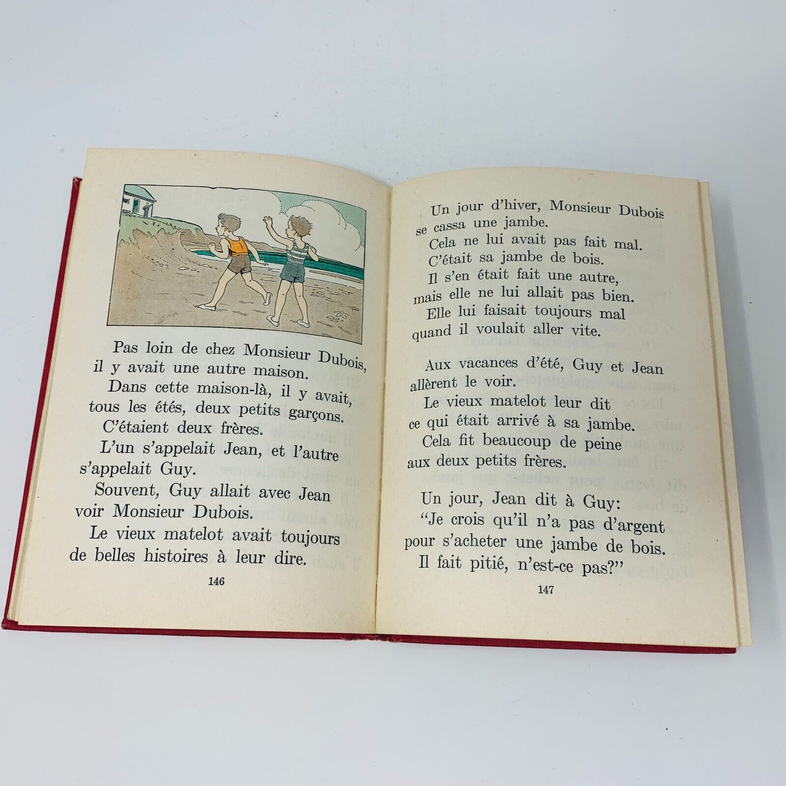 50's La Porte est Ouverte J'Apprends à Lire Premier Livre Cage Illustré Français