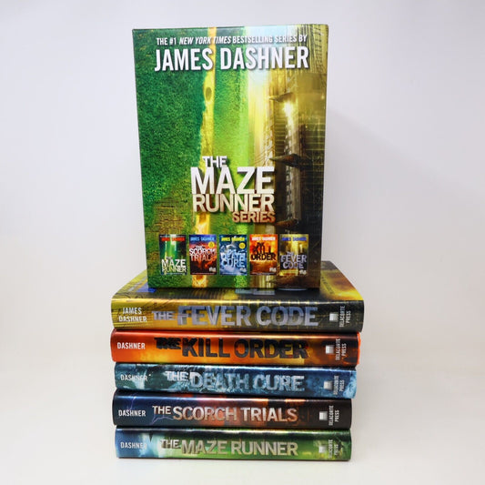 2016 The Maze Runner Series Box Set #1-3, Prequel 1-2 by James Dashner Delacorte
