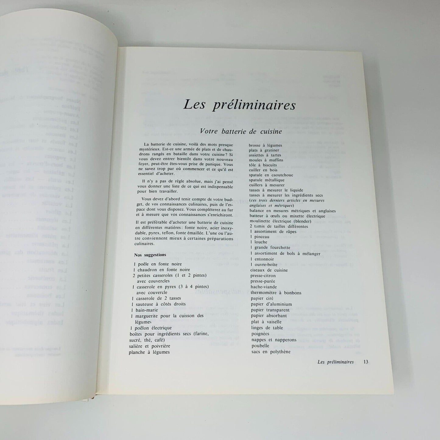1978 La Cuisine de Monique Chevrier Sa Technique ses Recettes Livre en Français