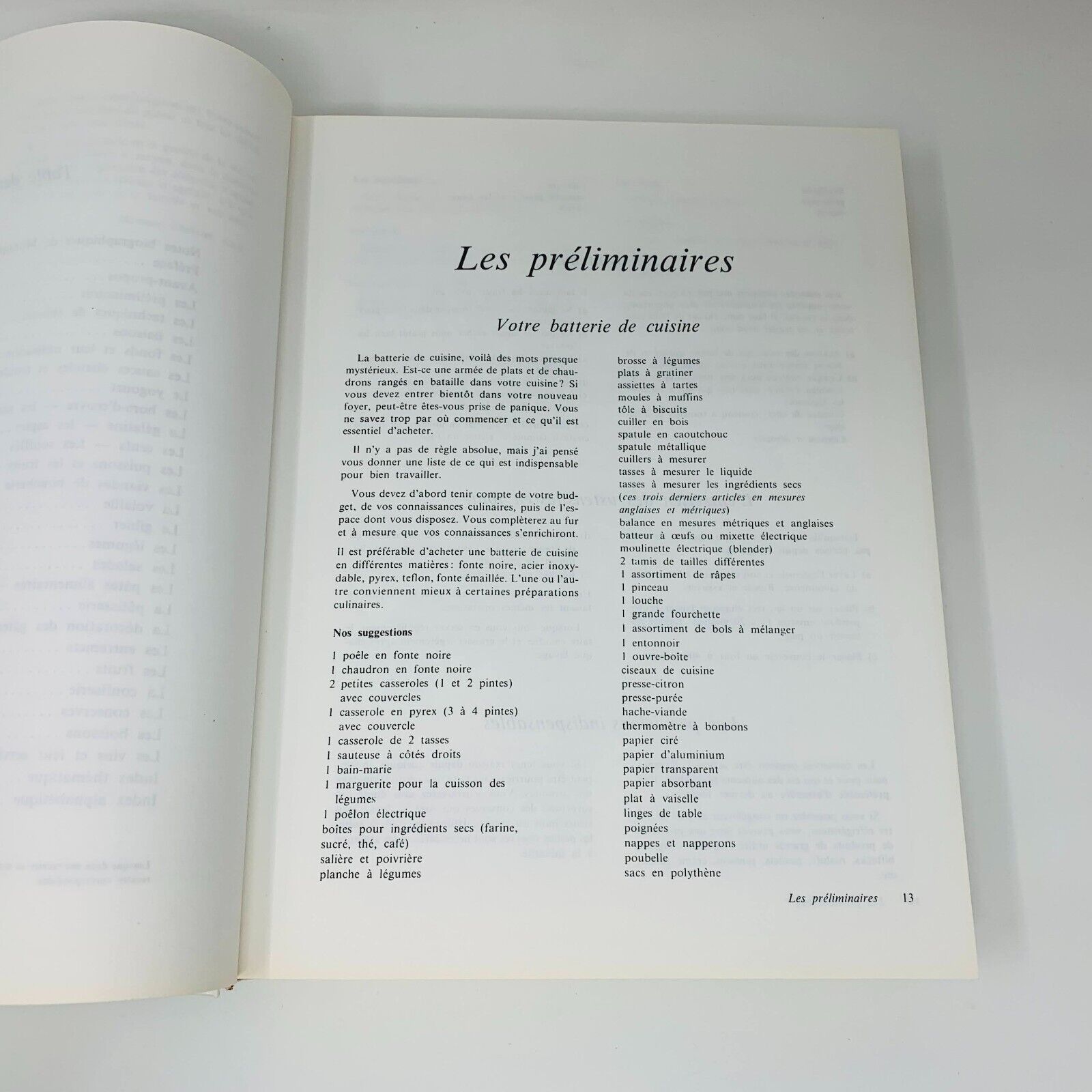 1978 La Cuisine de Monique Chevrier Sa Technique ses Recettes Livre en Français