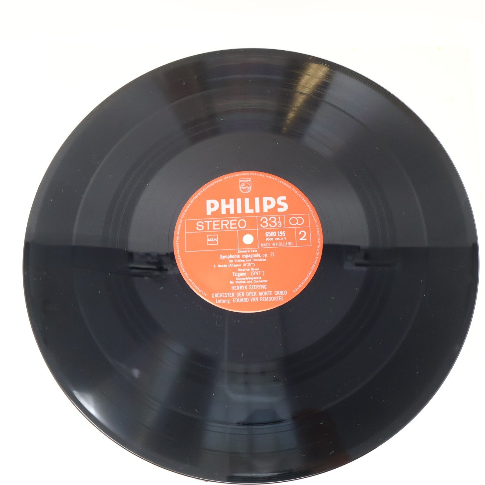 Lalo/Ravel Symphony Espagnole/Tzigane Henryk Szeryng LP Record Vinyl 6500 195