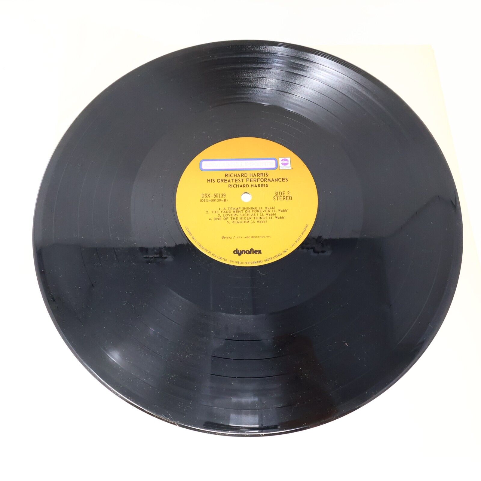 Richard Harris His Greatest Performances LP Record Vinyl DSX-50139 1973 Canada