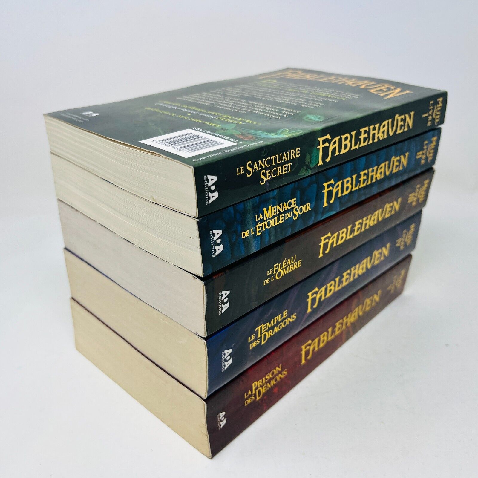 5x Fablehaven Série Complète Ada de Brandon Mull en Français Sanctuaire Secret