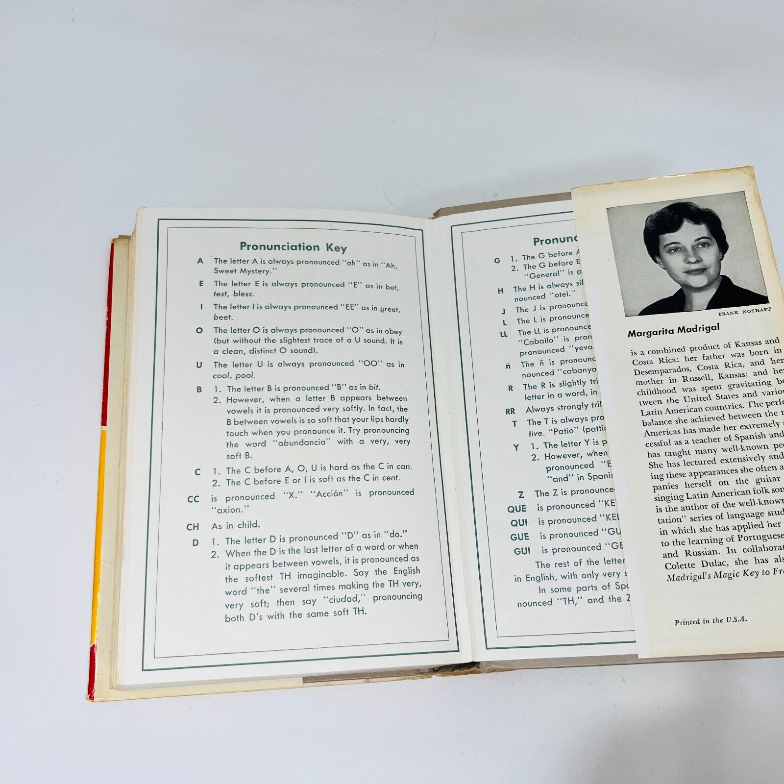 1953 Margarita Madrigal's Magic Key to Spanish Illustrations by Andy Wahrol HC