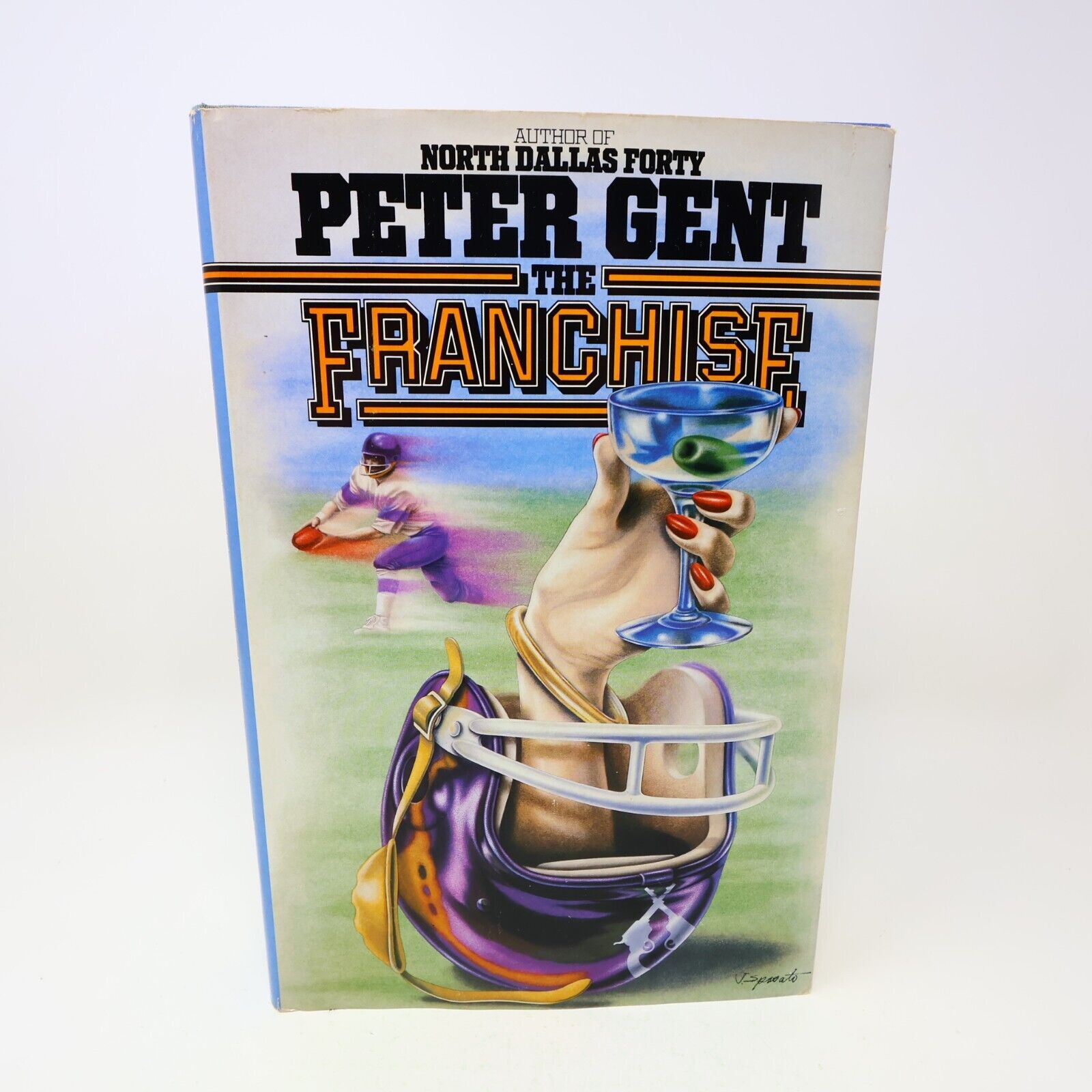 1983 The Franchise Peter Gent Football Sport Novel Villard Books Hardcover 80s