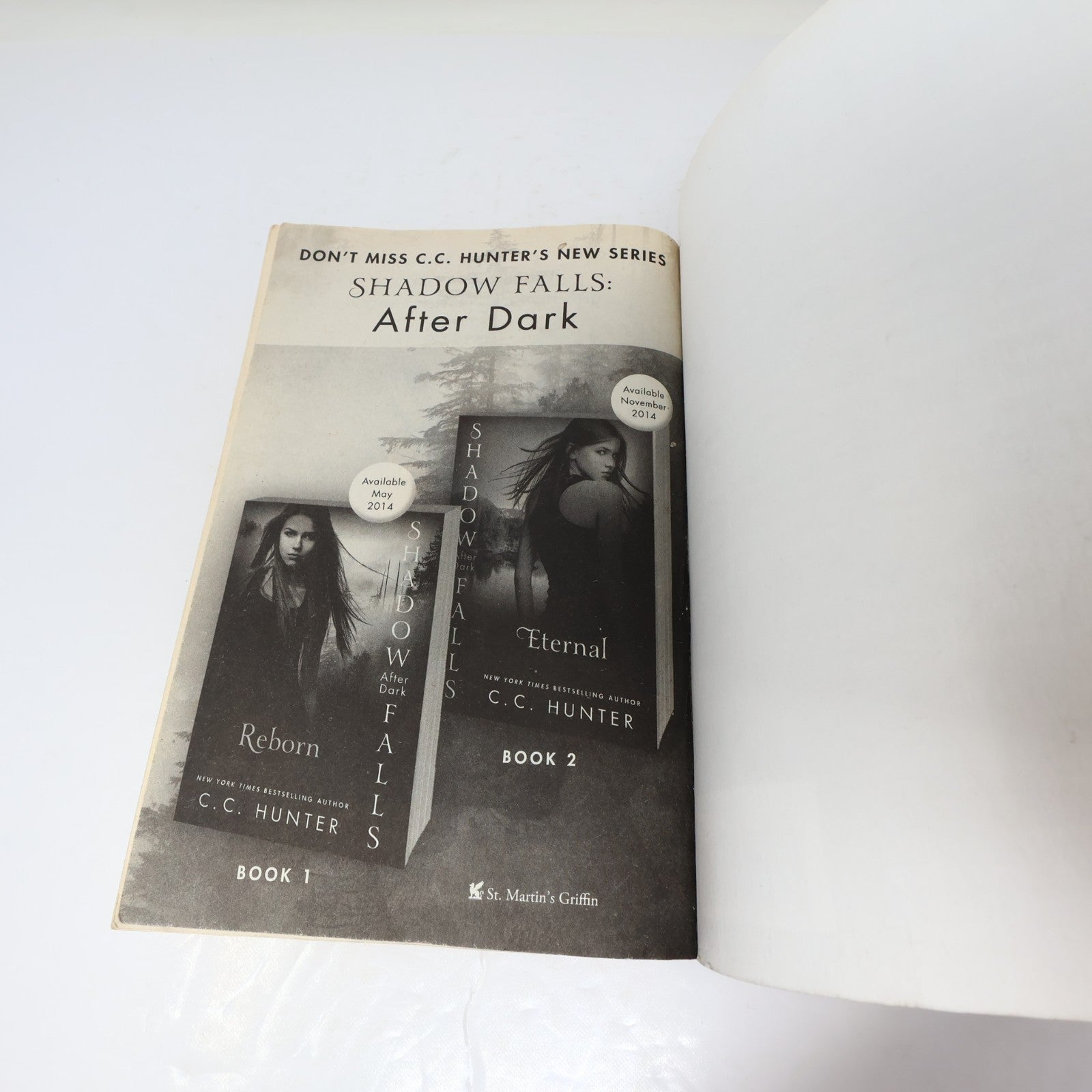 Taken At Dusk/Whispers At Moonrise C. C. Hunter Shadow Falls the Next Chapter PB